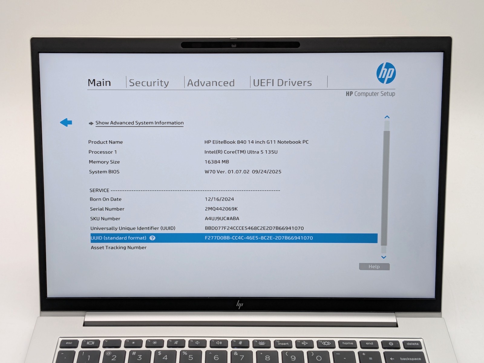 HP EliteBook 840 G11 14″ FHD+ ULTRA 5 135U 256GB SSD 16GB W11P FPR Warranty
