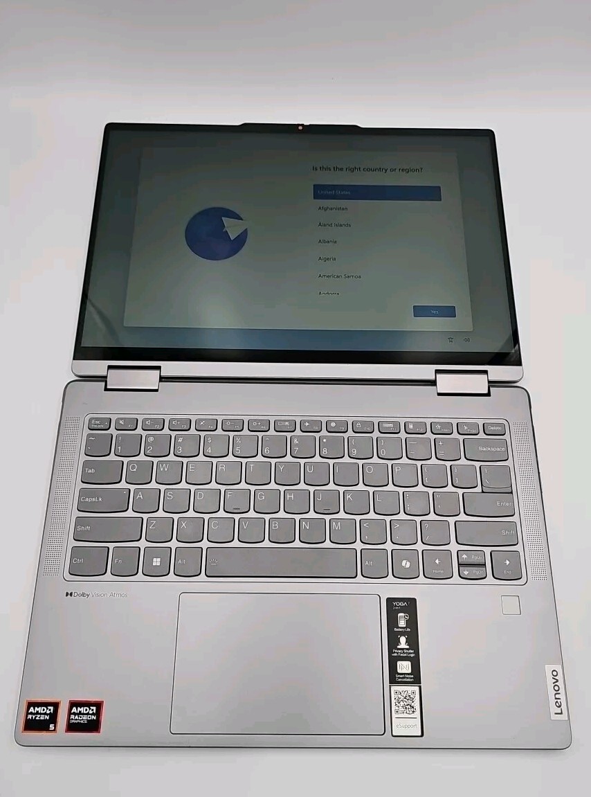 Lenovo Yoga 7 2in1 14AHP9 14″ Touch Laptop Intel Ryzen 5-8640HS 8GB 512GB SSD