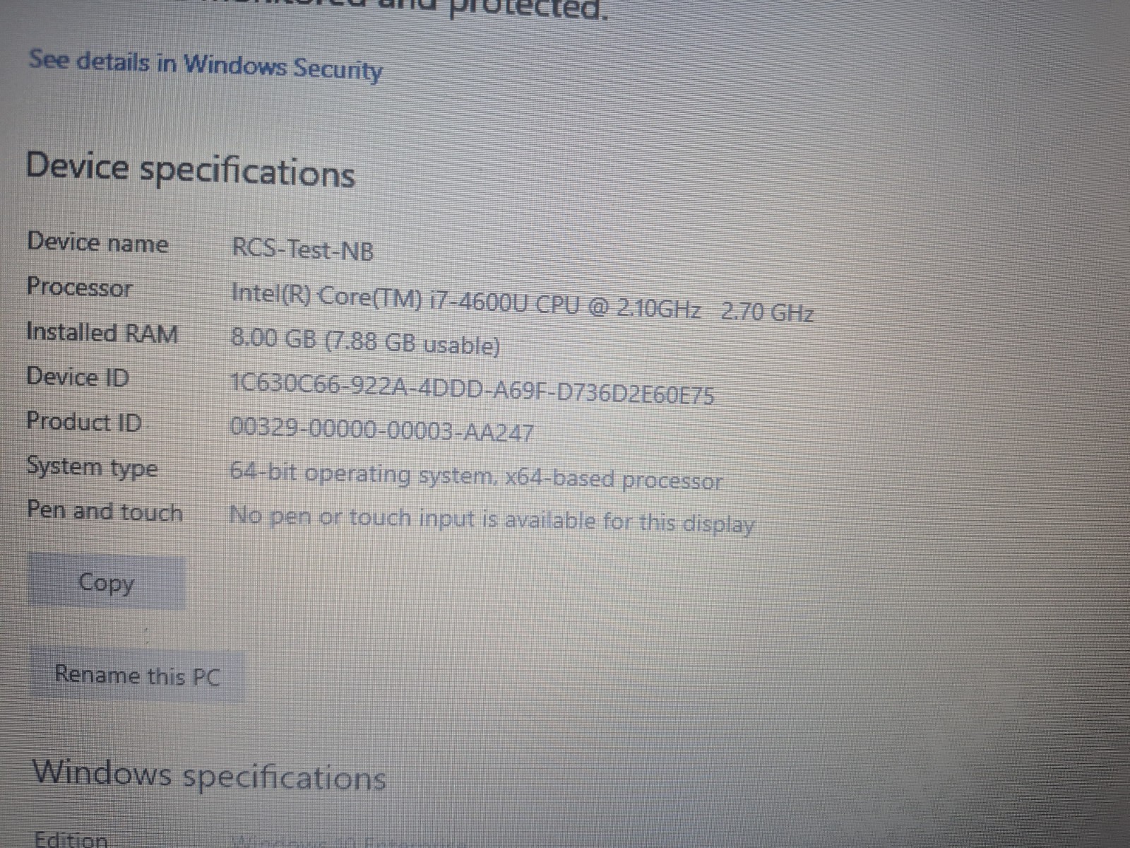 Lenovo ThinkPad T440 14″ Laptop PC i7-4300U 500GB HDD 8GB RAM