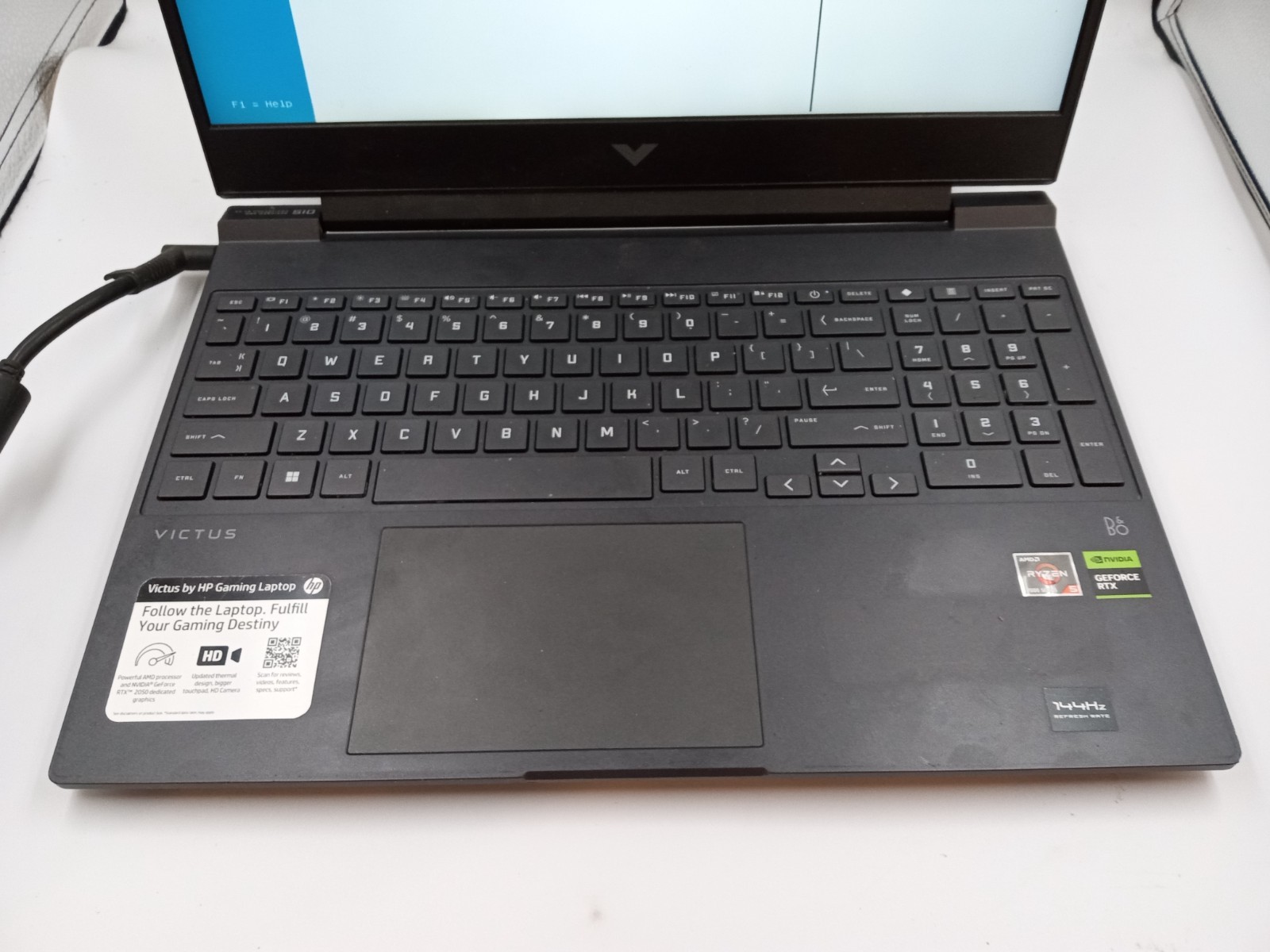 HP Victus 15-fb1013dx Laptop AMD Ryzen 5 7535HS Nvidia RTX 2050 – BOOTS – READ!
