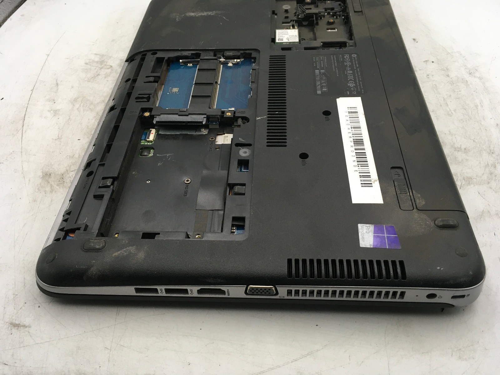 HP PROBOOK 450 G3 – BOOTS TO BIOS – INTEL I5 6200U – NO RAM – NO OS – READ – BB!