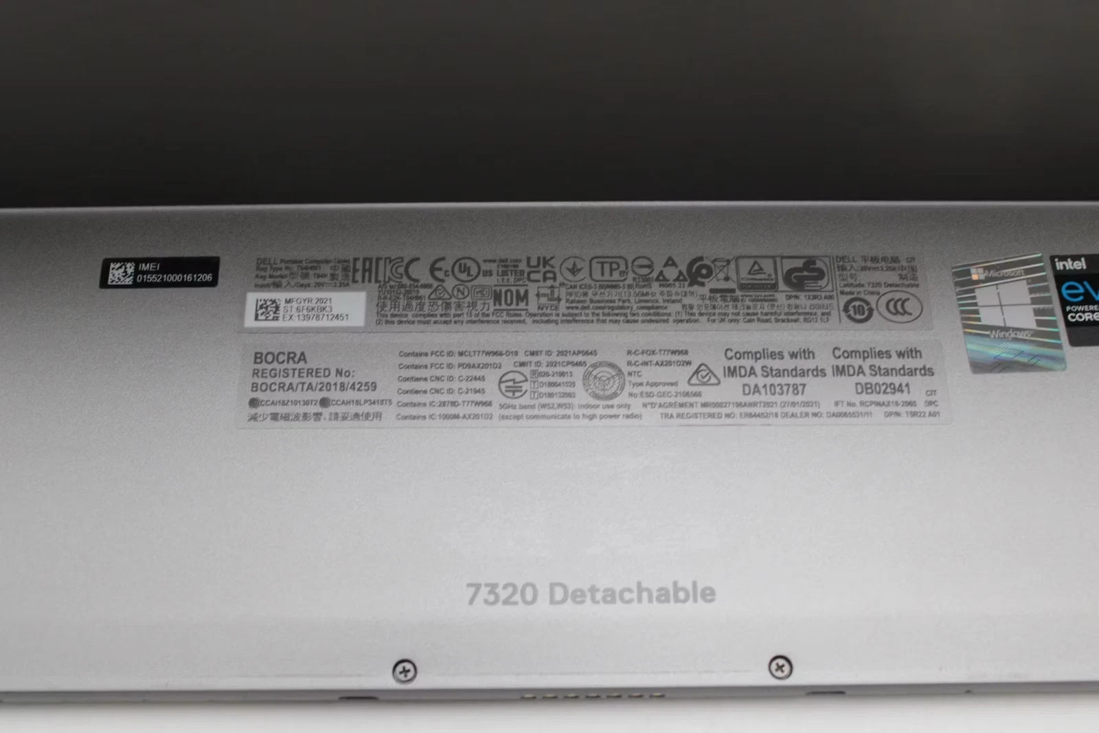 Dell Latitude 7320 Tablet i7-1180G7-16GB 256GB NVMe 1920×1280 Win 11 Office 365
