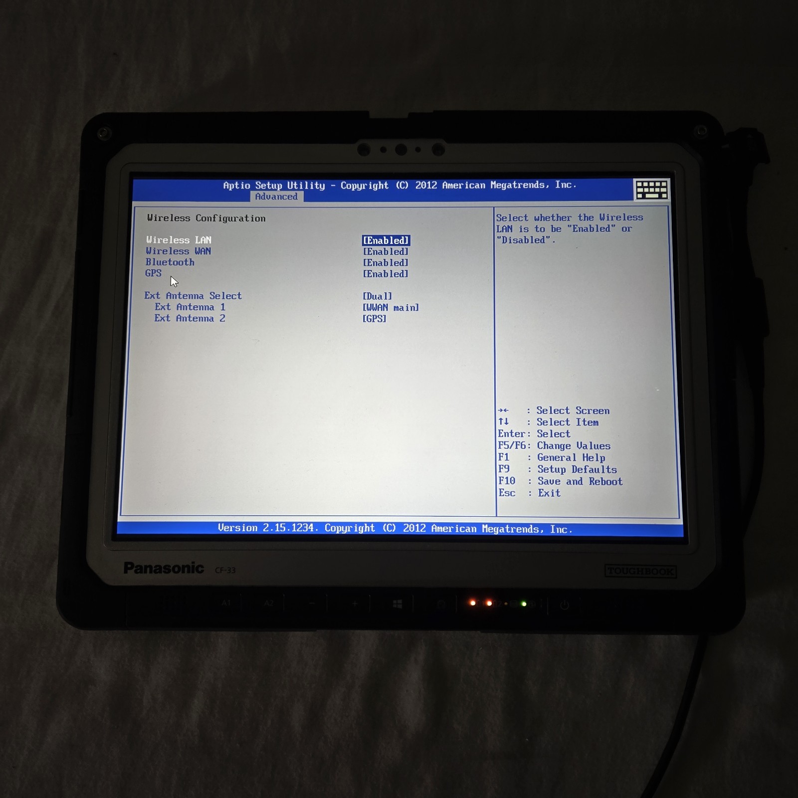 Panasonic Toughbook CF-33 i5-7300U 2.6GHz 256GB SSD 8GB Ram 4G – GPS — Grade B