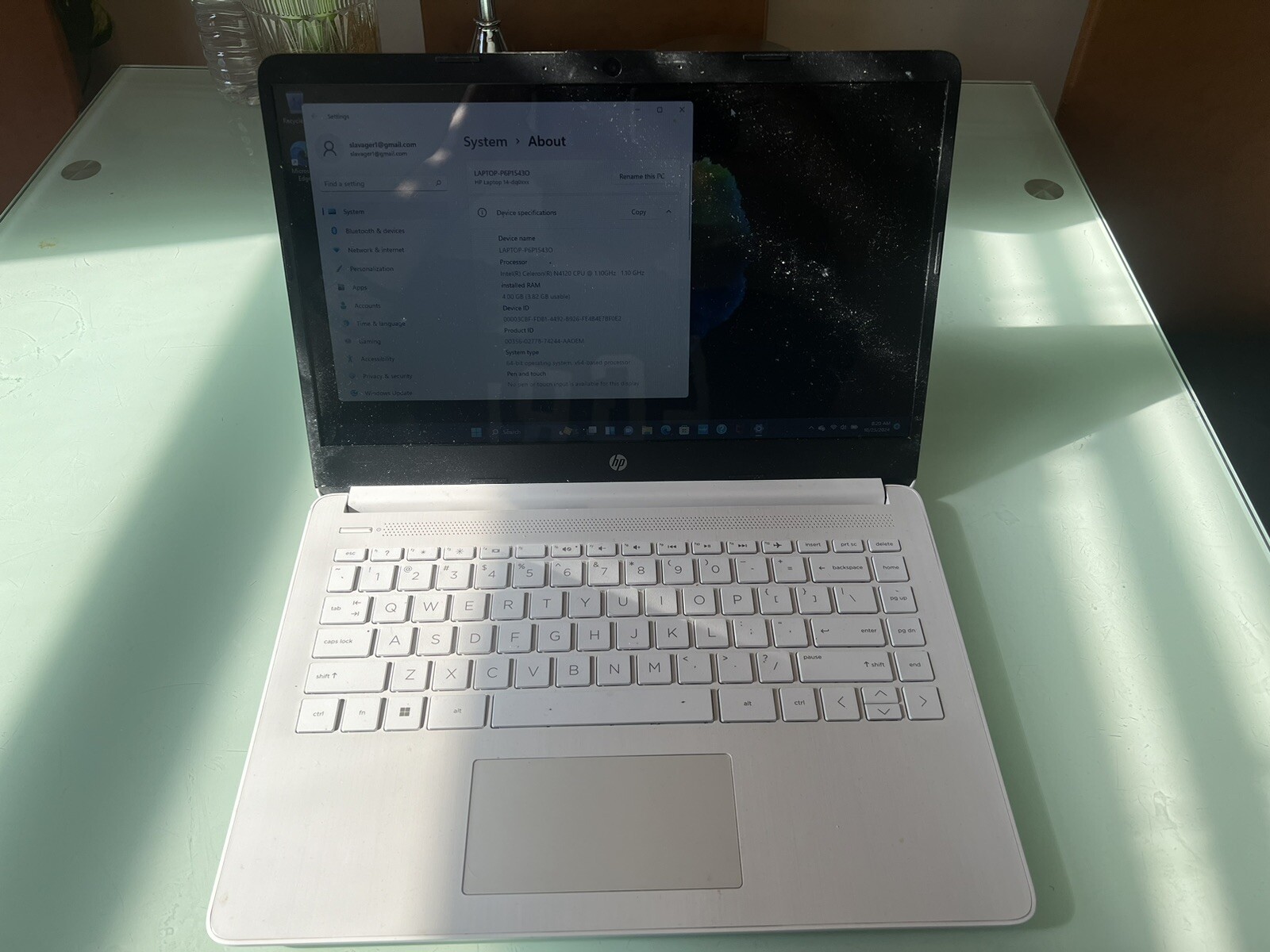 HP 14DQ0052DX 14″ Intel Celeron N, 1.10 GHz, 4 GB) Laptop -…
