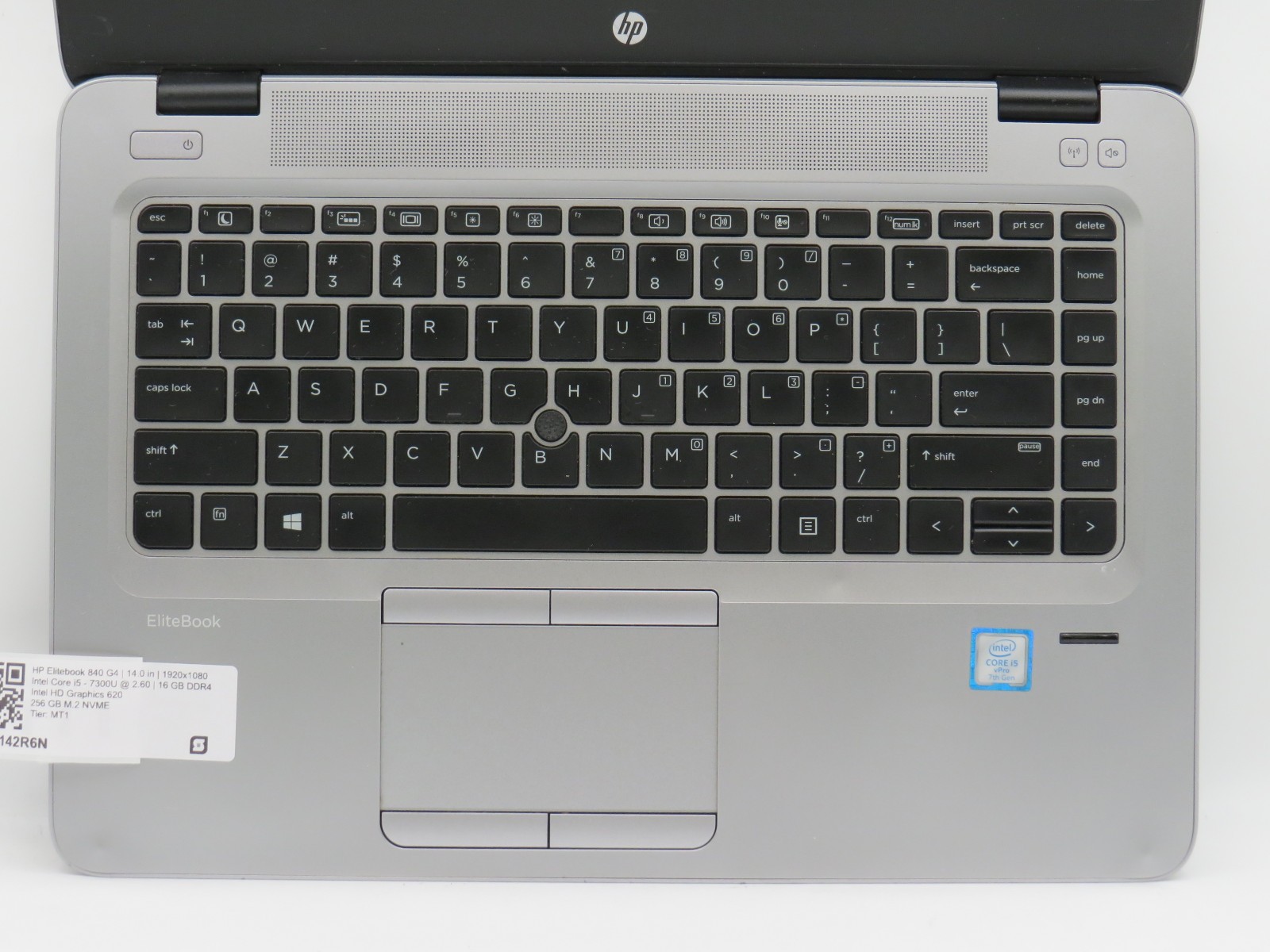 HP Elitebook 840 G4 | i5-7300U @ 2.6GHz | 16GB DDR4 | 256GB m2 | No OS/AC
