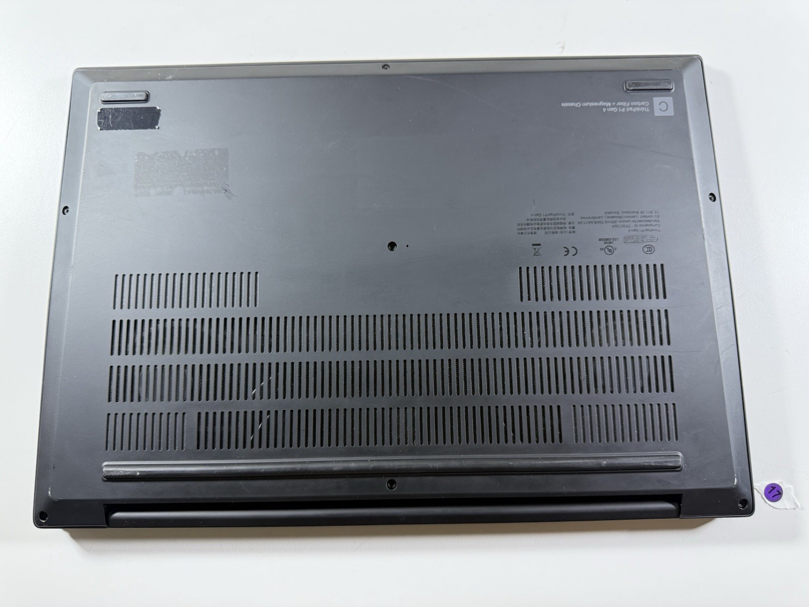 LENOVO THINKPAD P1 Gen 4 2K I7-11850H 512GB 16GB NVIDIA T1200 WIN11 NO BATTERY