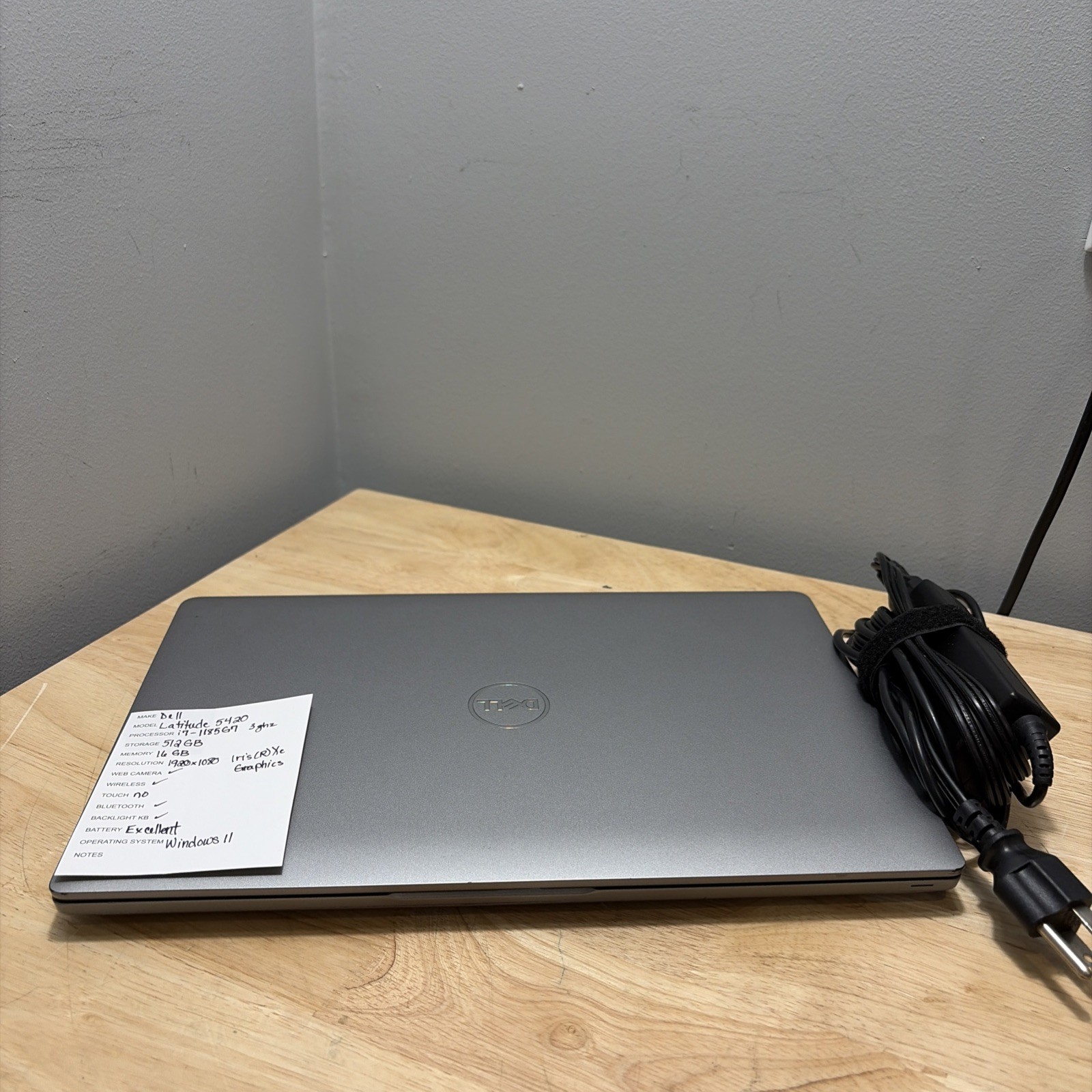 Dell Latitude 5420 14” FHD,Core i7-1185G7 3.0GHZ 16GB 512GB WCam Win 11 Pro