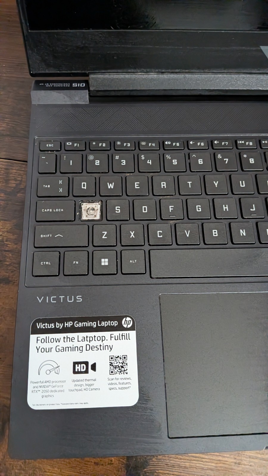 HP Victus 15-fb1013dx 15.6″ Ryzen 5 7535HS 8GB 512GB SSD RTX 2050 UNTESTED