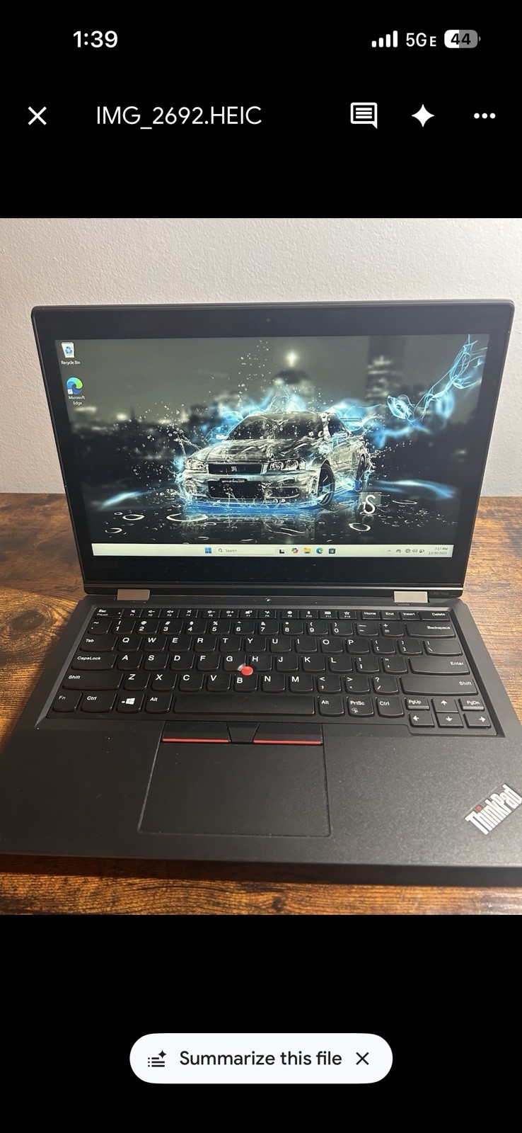 Lenovo ThinkPad L380 Yoga 14″ Laptop i5-8350U 16GB 256GB SSD Touchscreen Win 11