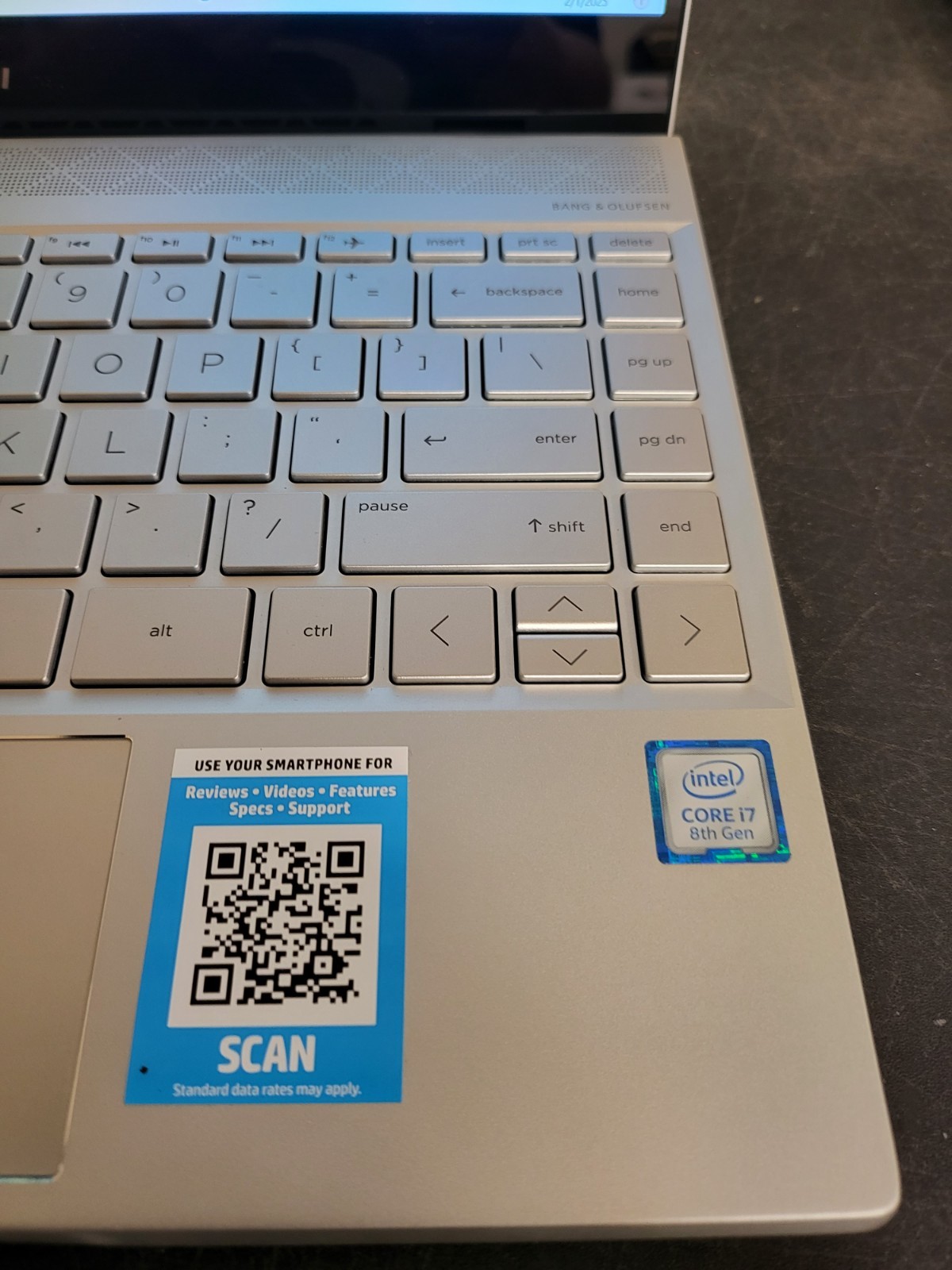 Hp Envy Laptop 13-ah0010nr — Touchscreen I7/8gb/256gb-U3