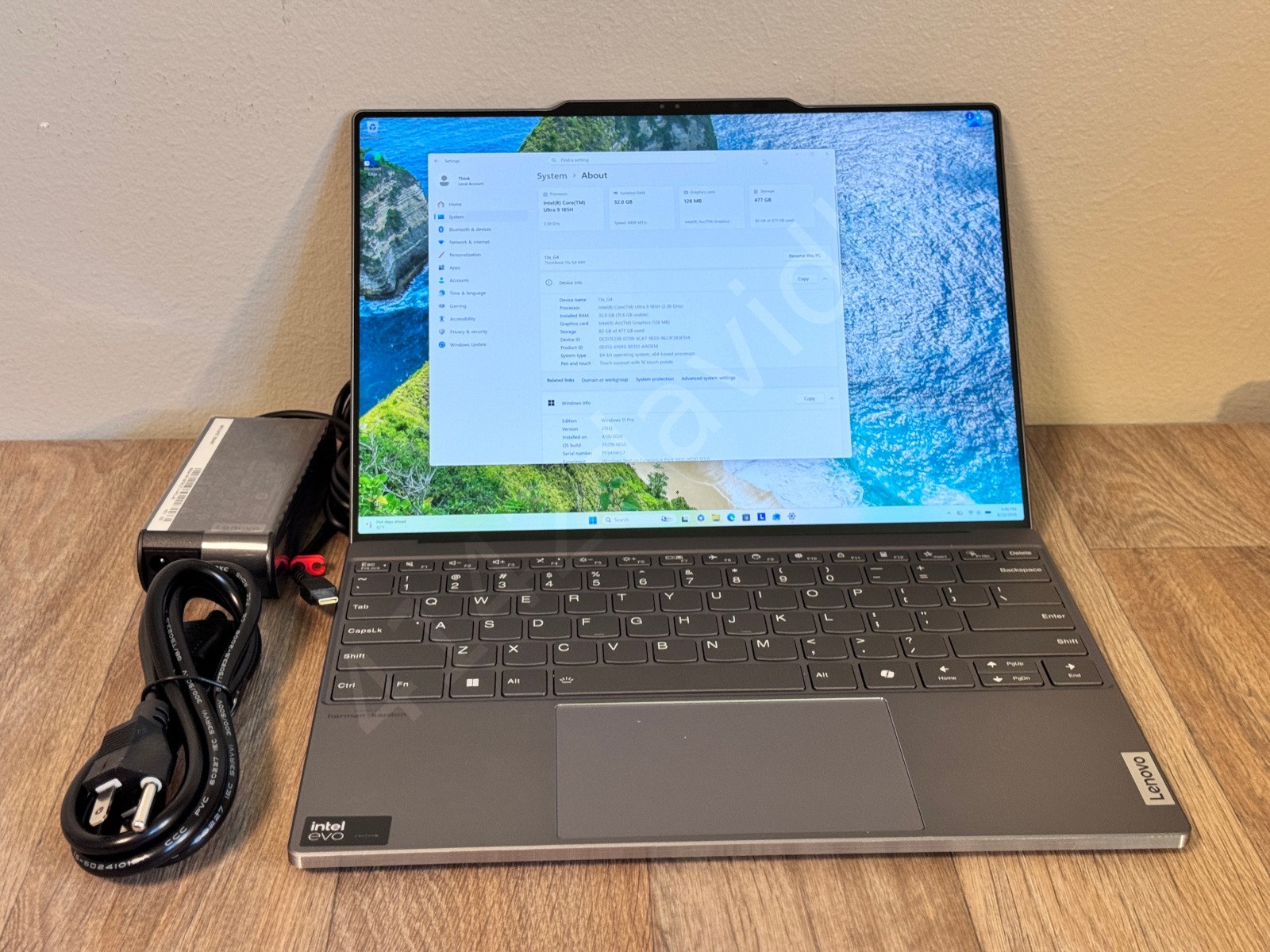 Lenovo ThinkBook 13x G4 IMH Ultra 9 185H Arc 2.8k Touch 512GB 32GB 98ttHealth