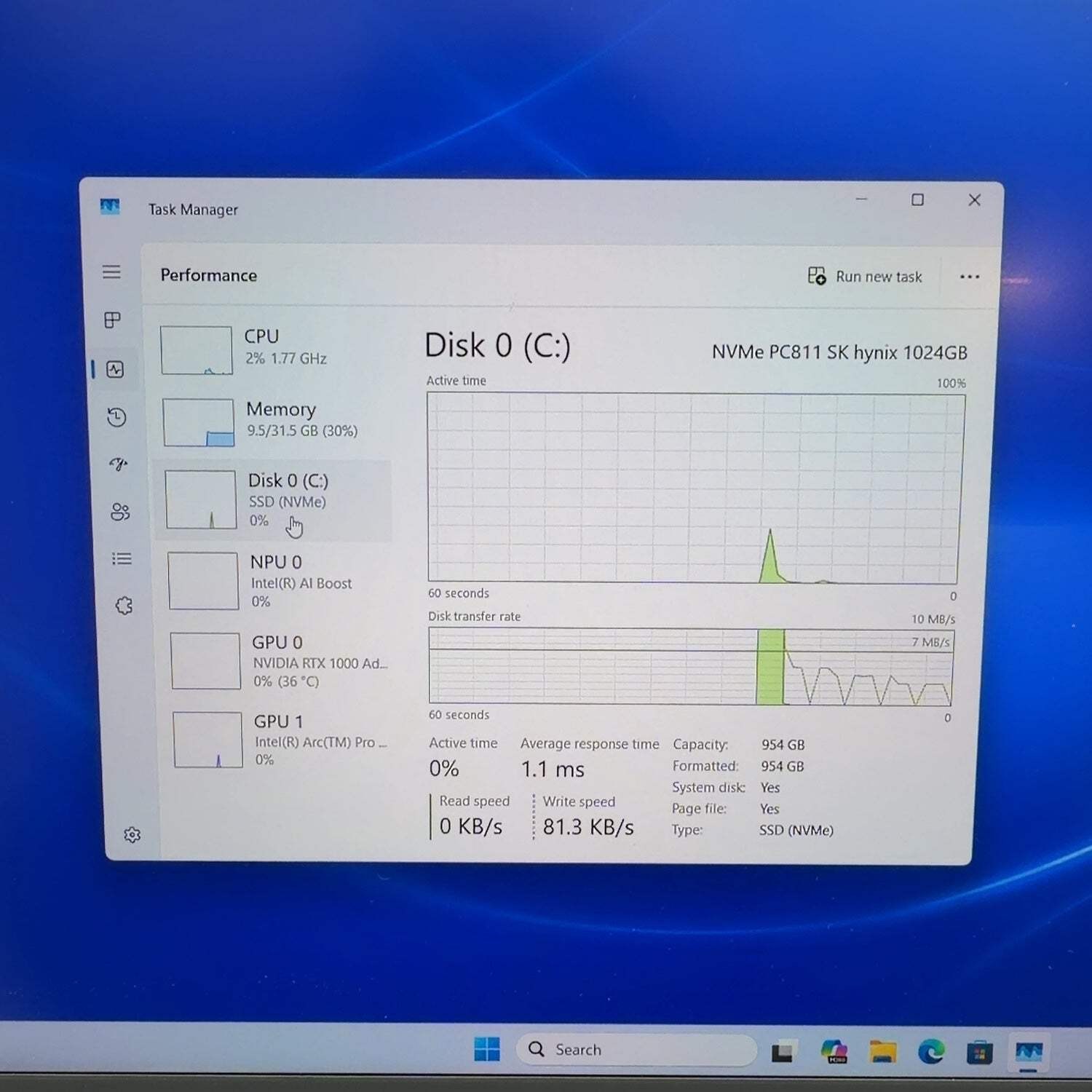 Dell Precision 5690 16″ Core Ultra 7 155H 3.8GHz 32GB RAM 1TB SSD RTX 1000 Ada