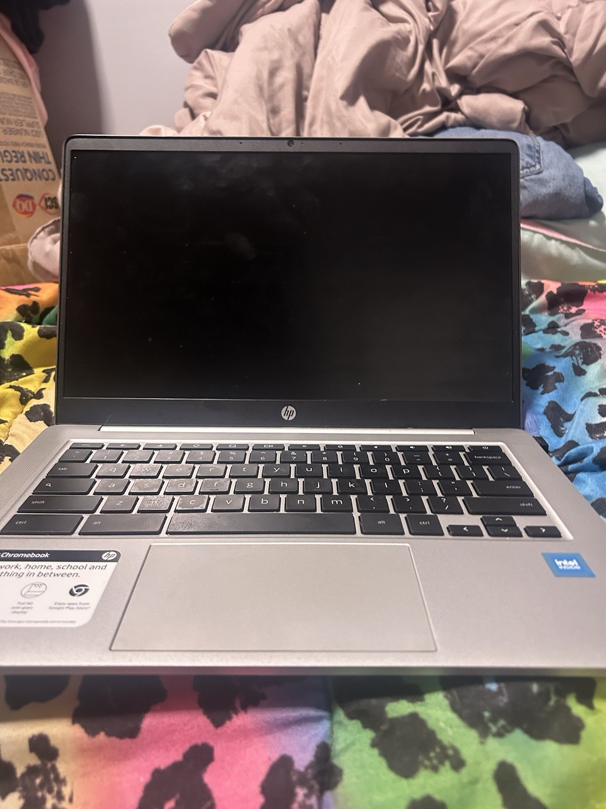 HP Chromebook 14A-NA0020NR Laptop 14-inch 32GB SSD, 4GB RAM, Silver