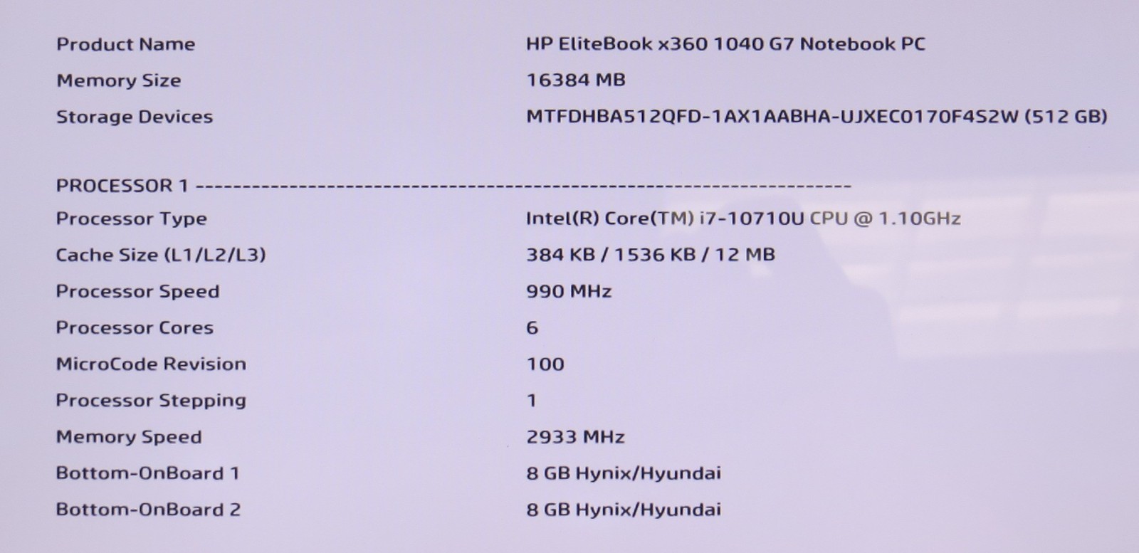 HP EliteBook X360 1040 G7 i7-10710U 16GB RAM 512GB m2 14″ Touch | Win 11