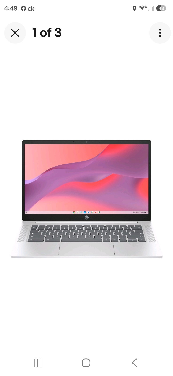 HP 14a-nf0131wm 14″ HD Pentium N200 1.8GHz Intel UHD Graphics 4GB RAM 128GB SSD