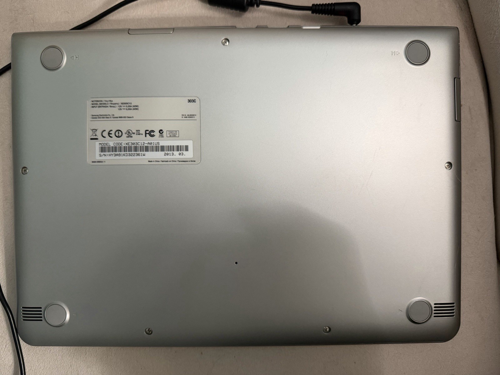 Samsung Chromebook 3 11.6″ Intel Celeron, Chrome OS With Cord Bundle