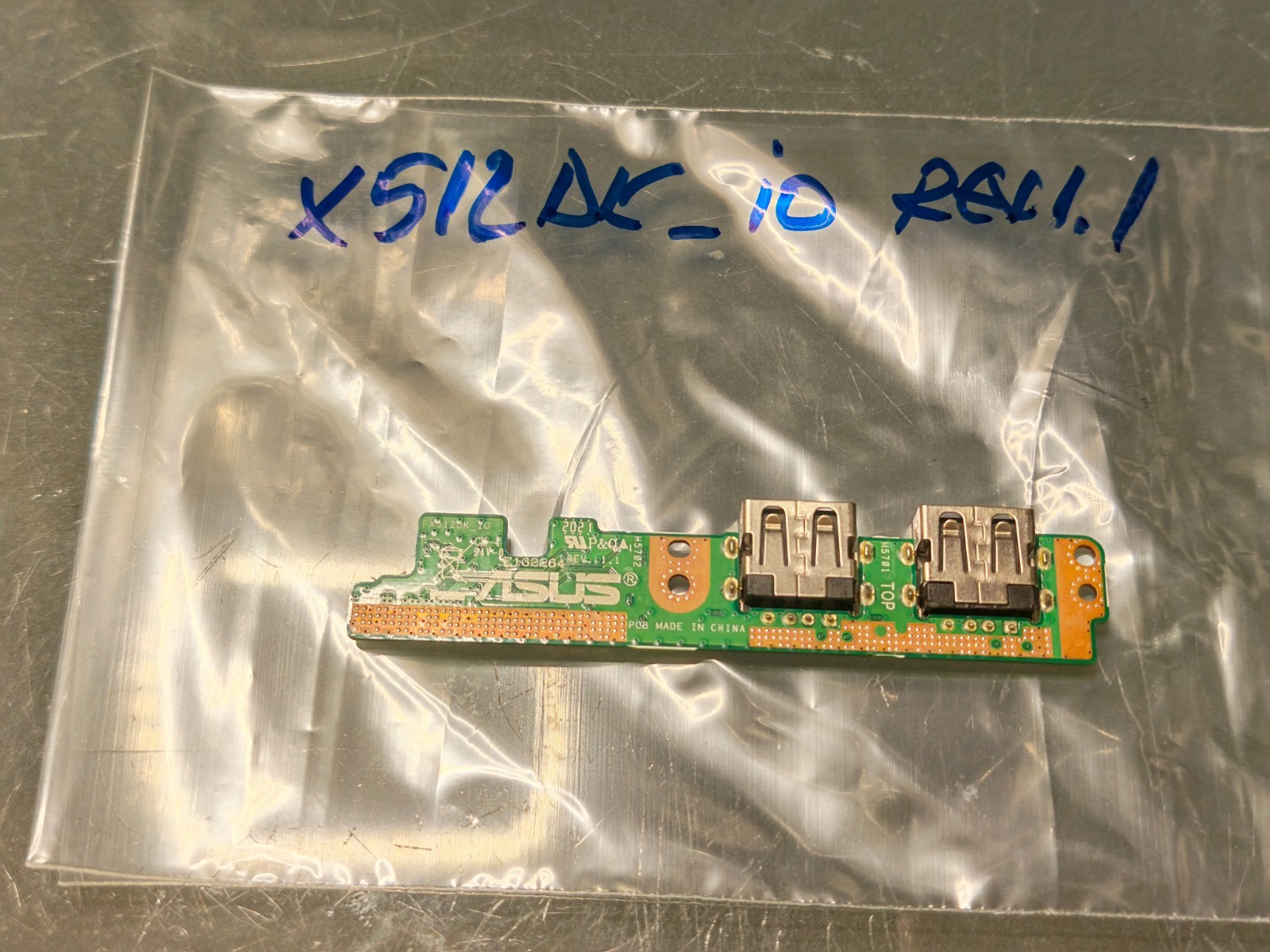 ASUS X512D F512D CARD 2 USB LED PORT X512DK_IO REV. 1.1 #