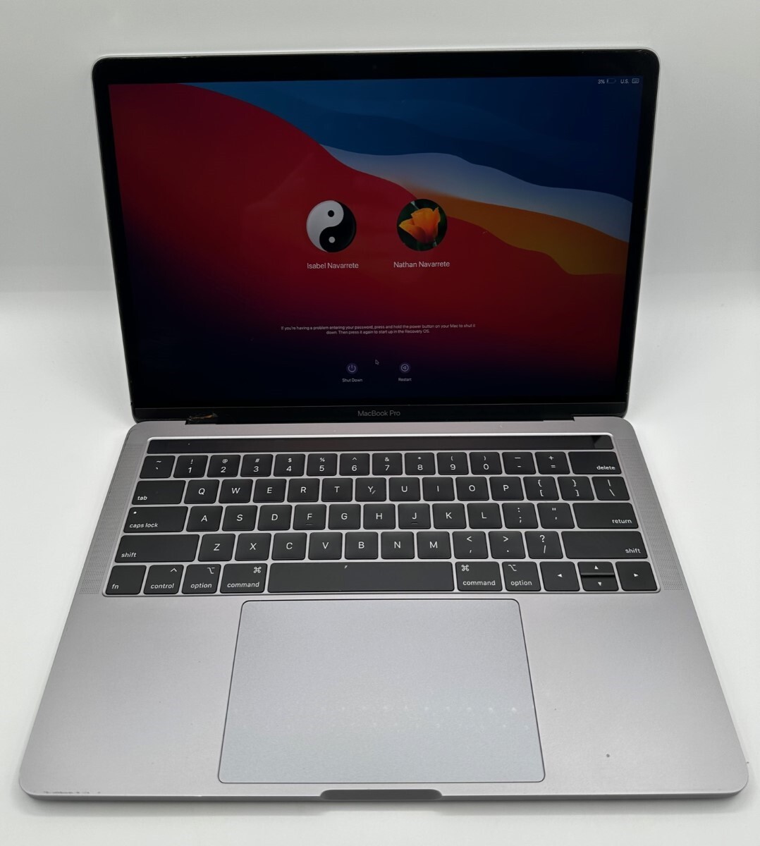 Apple MacBook Pro A2159 – Space Gray (SEE DESCRIPTION!!!)