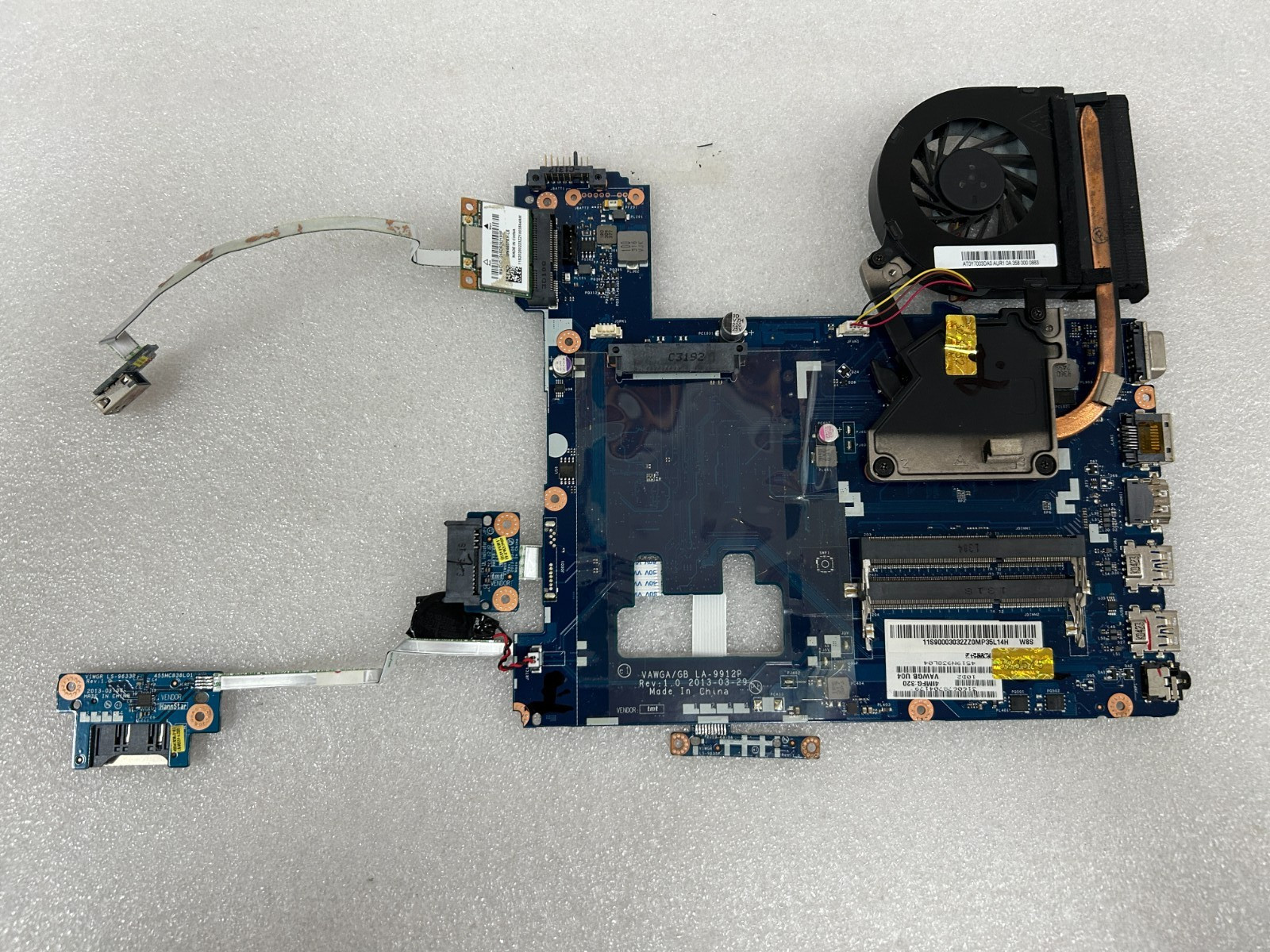 OEM LENOVO G505 Motherboard AMD E1-2100 APU W/RADEON HD Graphics 1.0 LA-9912P