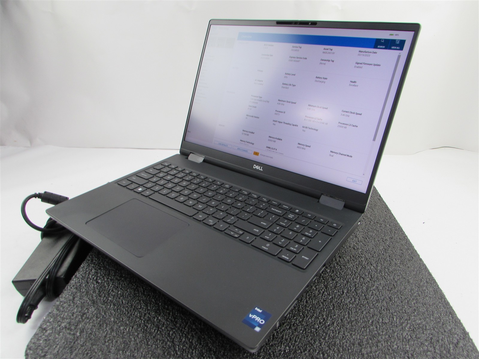 DELL PRECISION 7670 FHD I7-12850HX 16 CORES 1TB 32GB RAM RTX A2000 WIN 11 PRO
