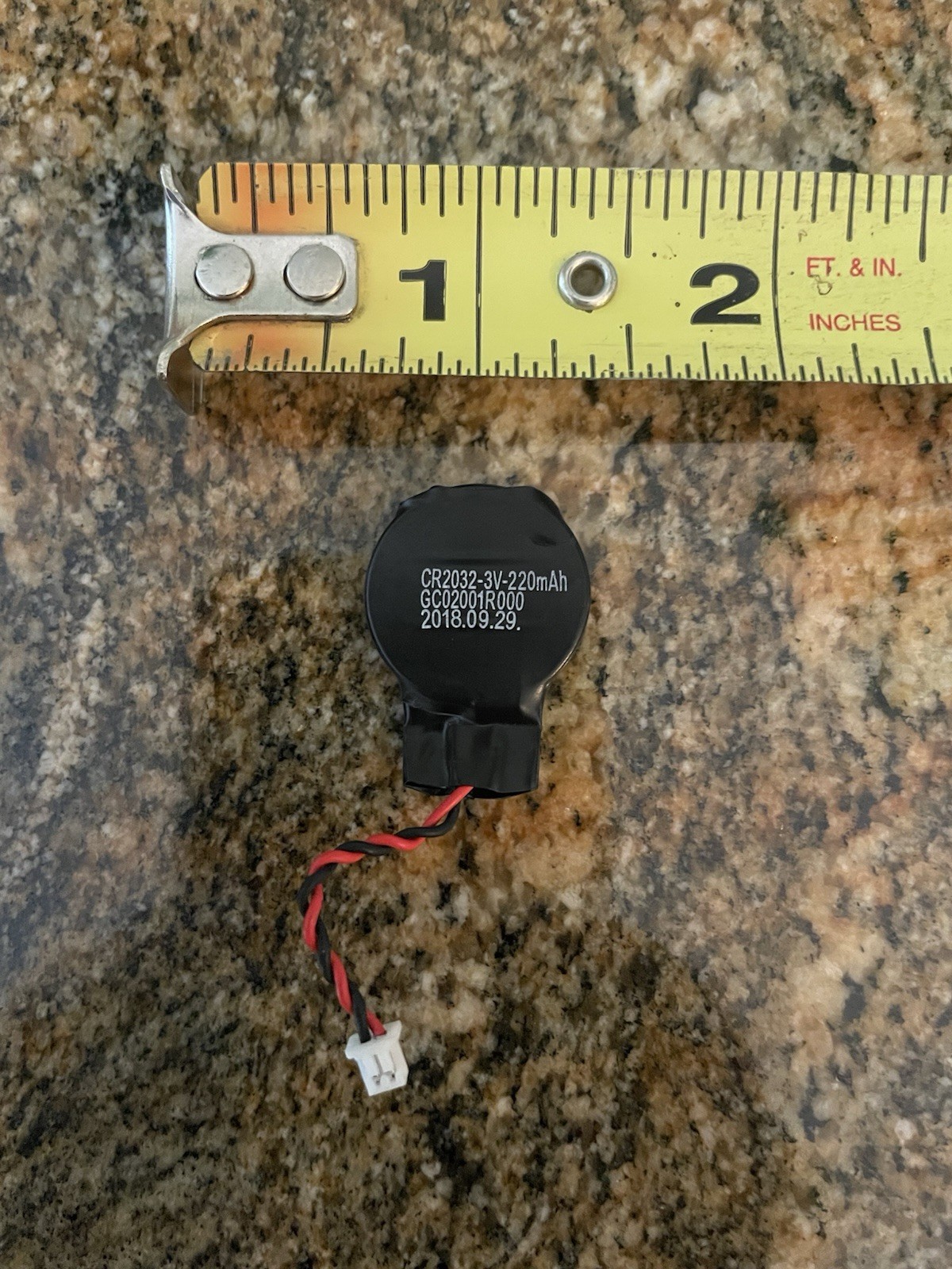 Dell Latitude P26T P26T003 3190 2 in 1 11.6″ – CMOS RTC Battery Assembly CR2032