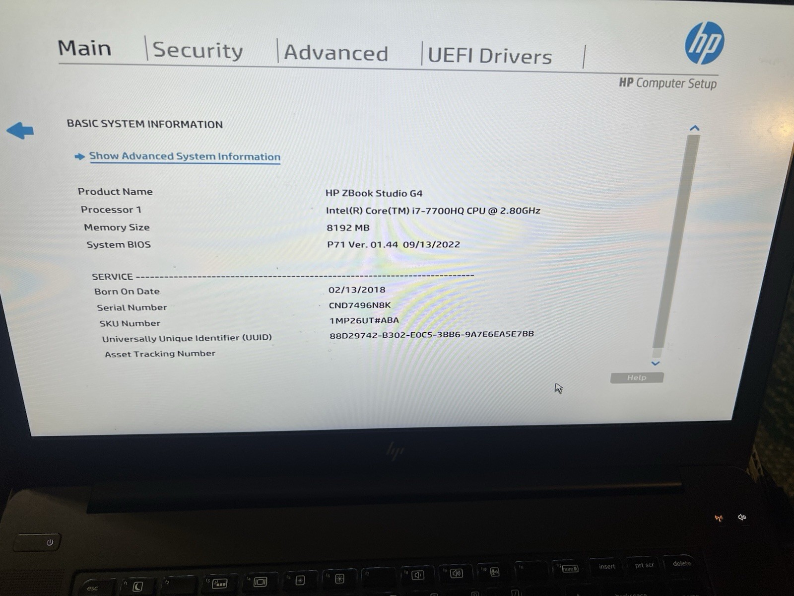 HP ZBook 15 G4 15.6″ i7-7700HQ 2.80GHz 512GB M.2 SSD 16GB Ram DDR4 Win 11 Pro