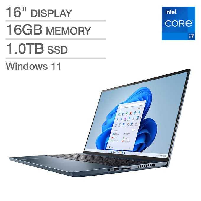 Dell 7610 16 Plus, 16″ 3K , i7-11800H, 1TB SSD, 16GB DDR4 (i7610-7248BLU-PUS)