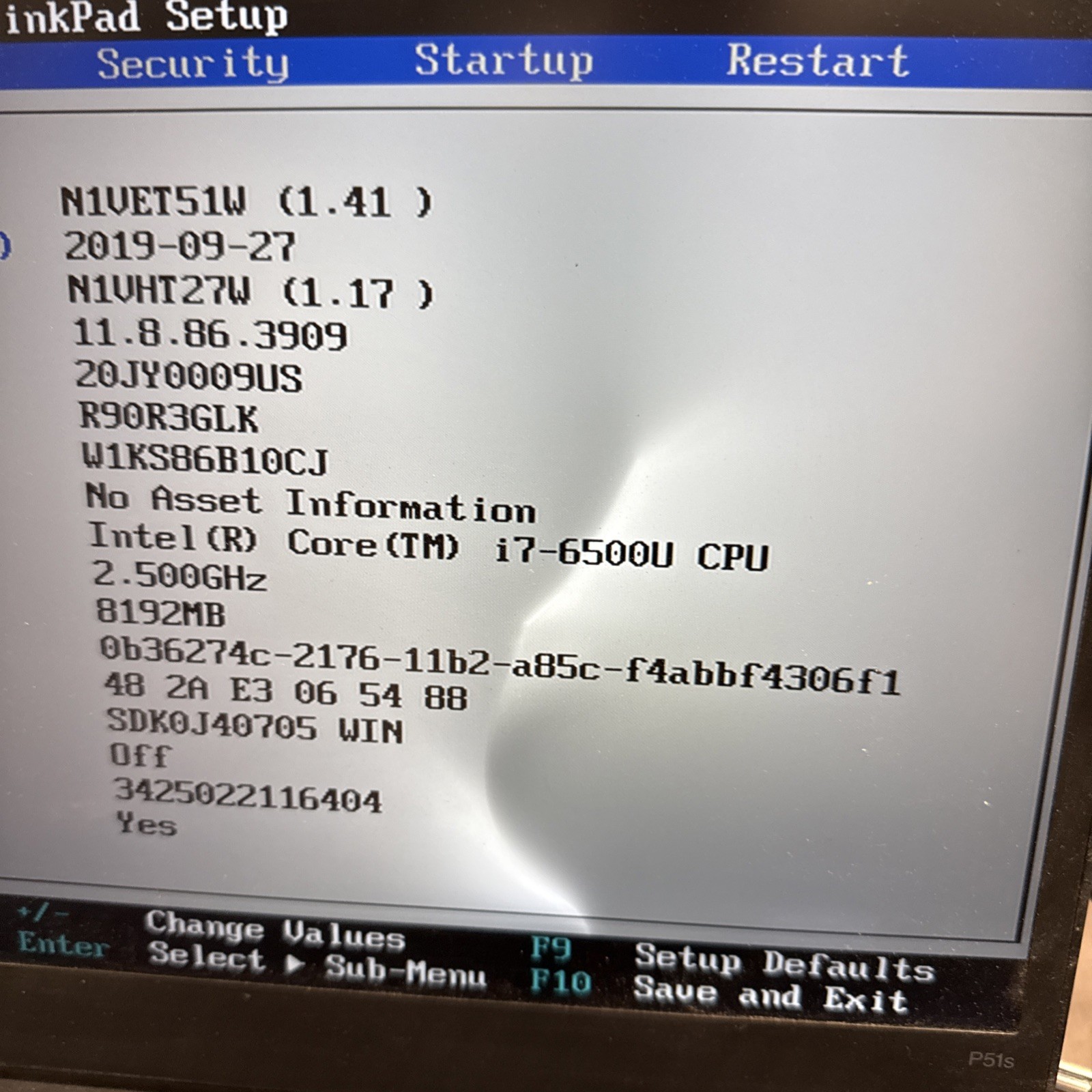 Lenovo P51s 15″ I7-6500U NV M520M 2GB Backlit FP Reader Motherboard *READ*