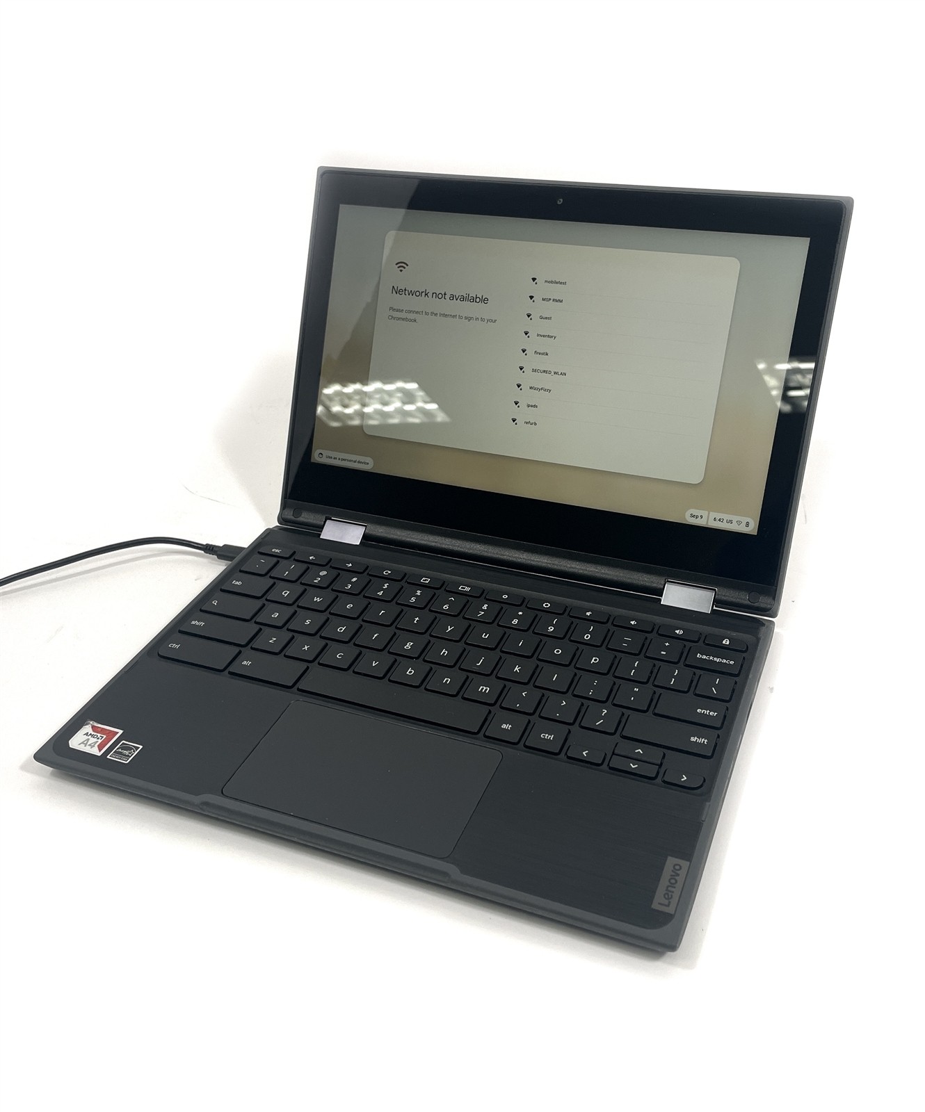 Lenovo Chromebook 300E 2nd Gen AST Laptop A4-9120C 1.6GHz 32GB SSD 4GB RAM