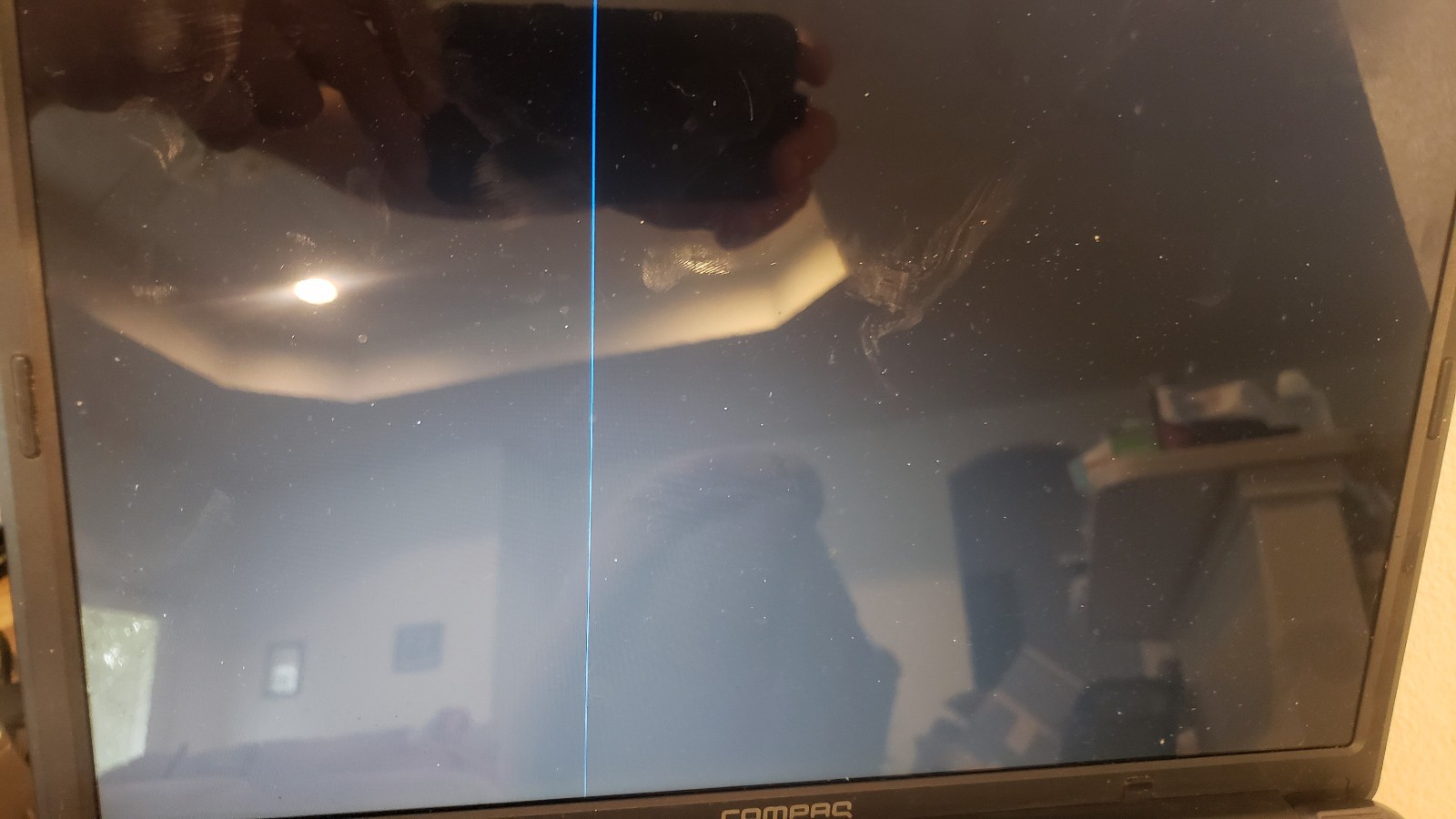 BROKEN Compaq Presario F700 Laptop AMD Athlon Dual Core Memory Parts Repair Only