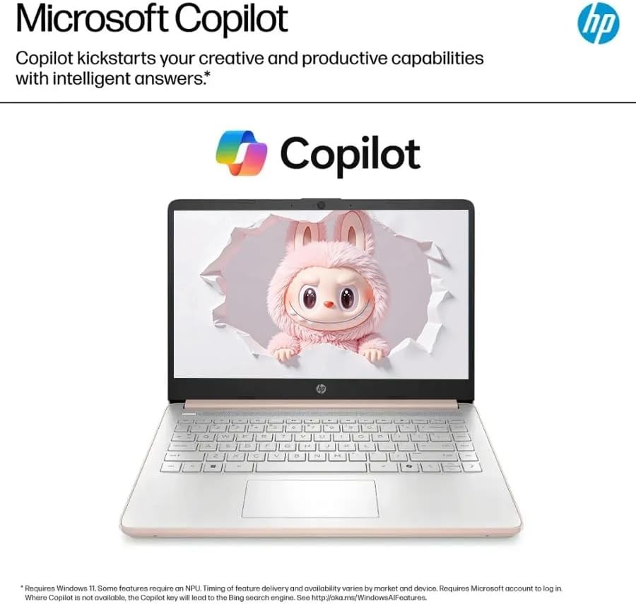 2025 HP 14 Student Laptop,Intel Processor N150,UpTo 16GB 384GB Office 365