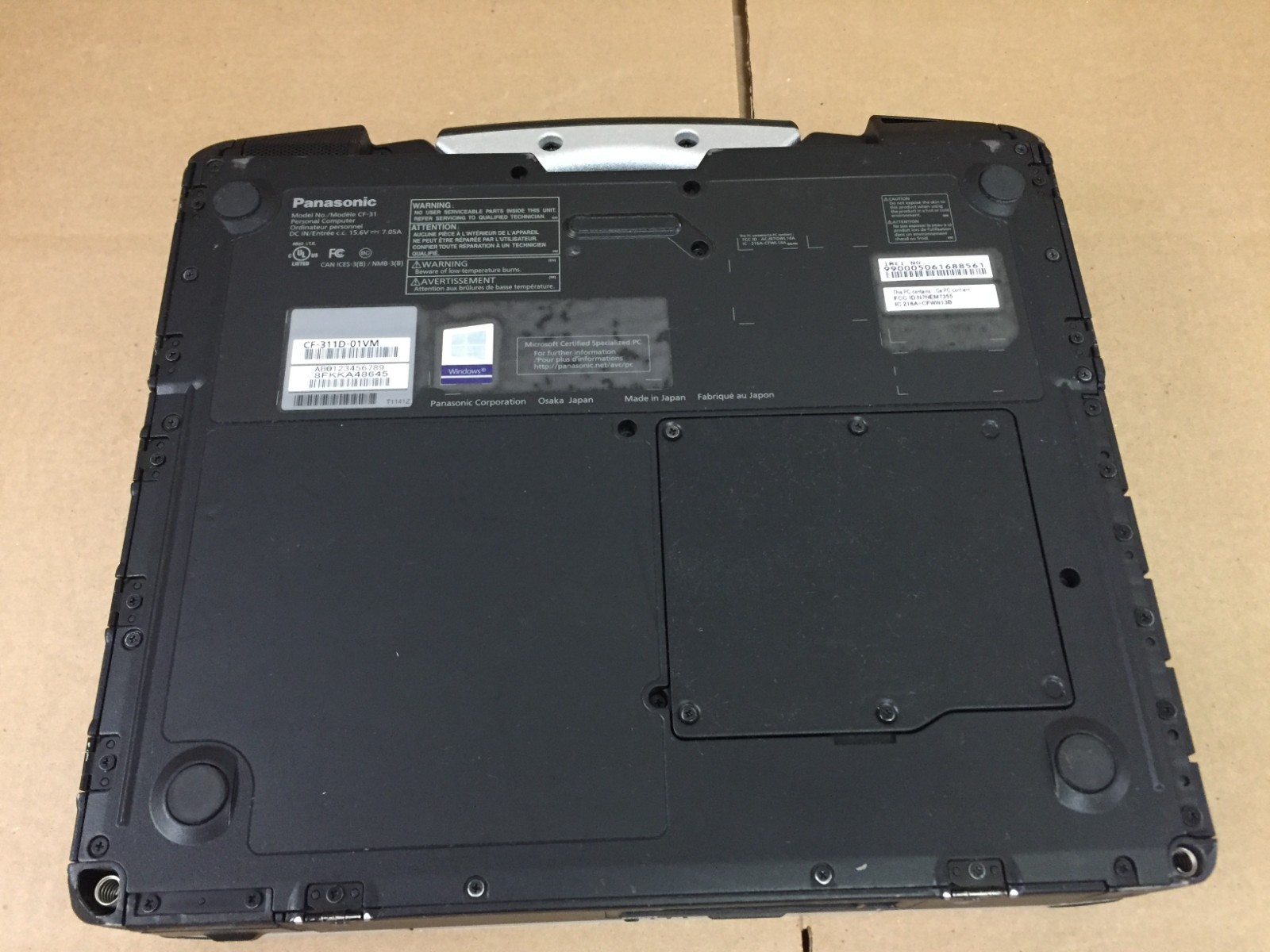 Panasonic Toughbook CF-31 MK5 i7-5600U 16GB RAM 256GB SSD Touch GPS DVD No AC