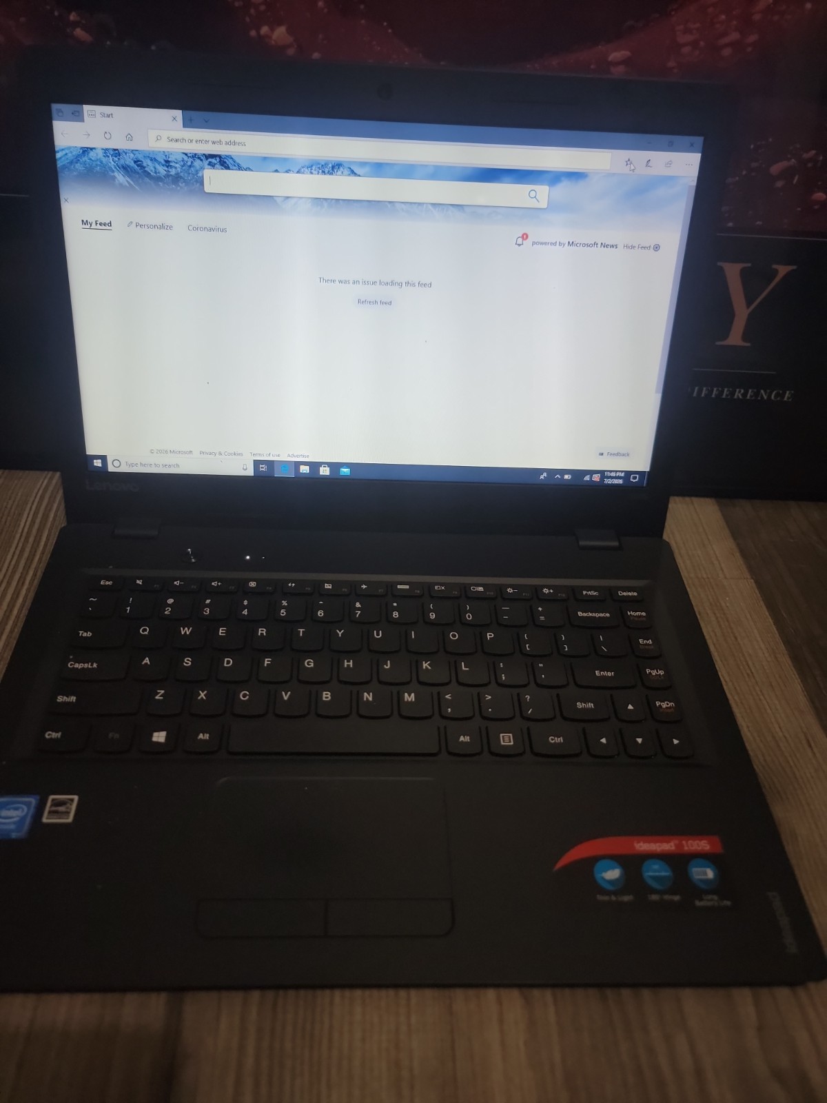 Lenovo Ideapad 100S-14 – 14″ HD – Intel Celeron N3060 – 2GB Memory – Blue READ
