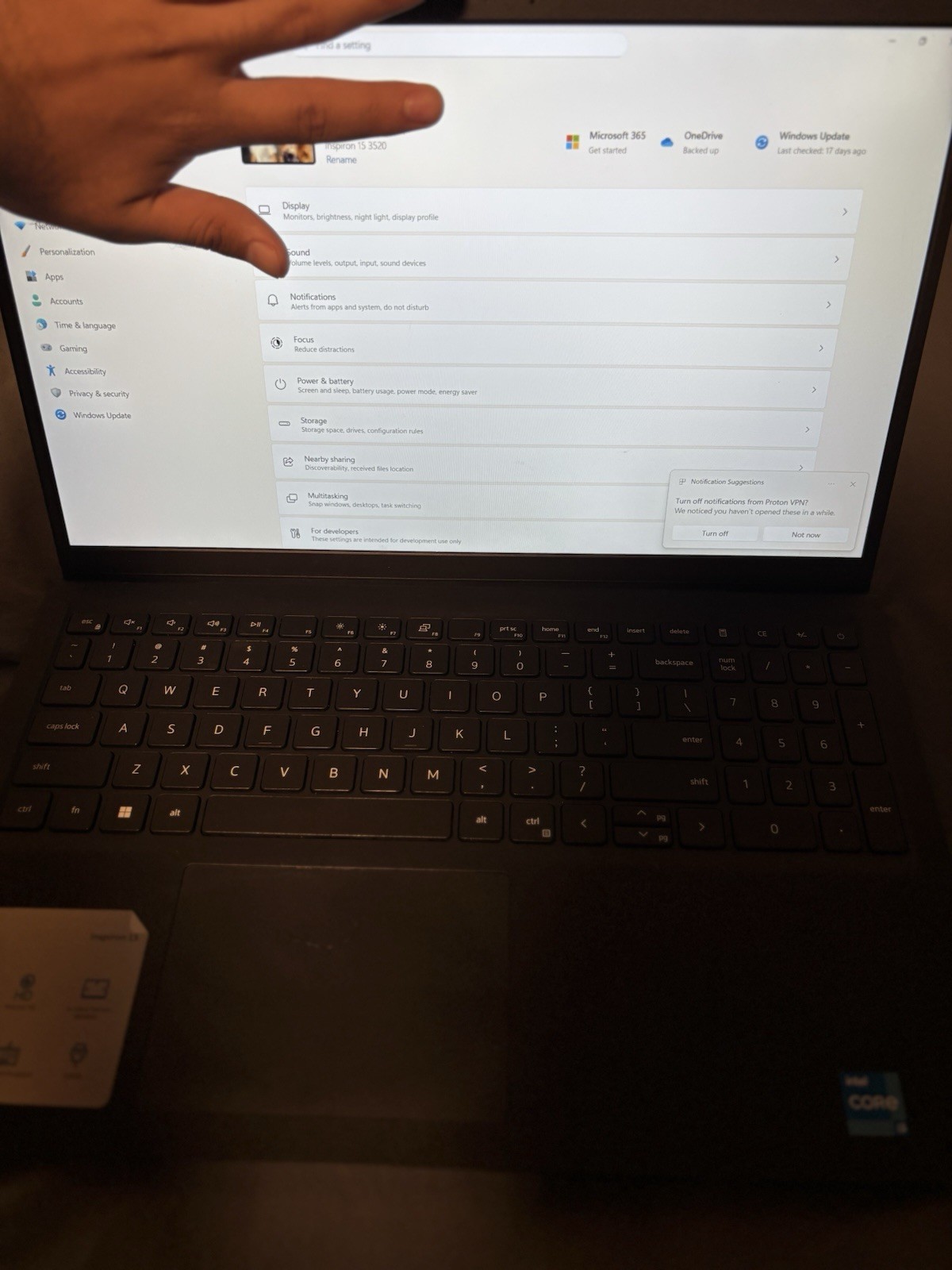Dell Inspiron 15 3520 15.6″ 12th Gen Intel Core™ i3-1215U 512 GB SSD 8 GB Win-11