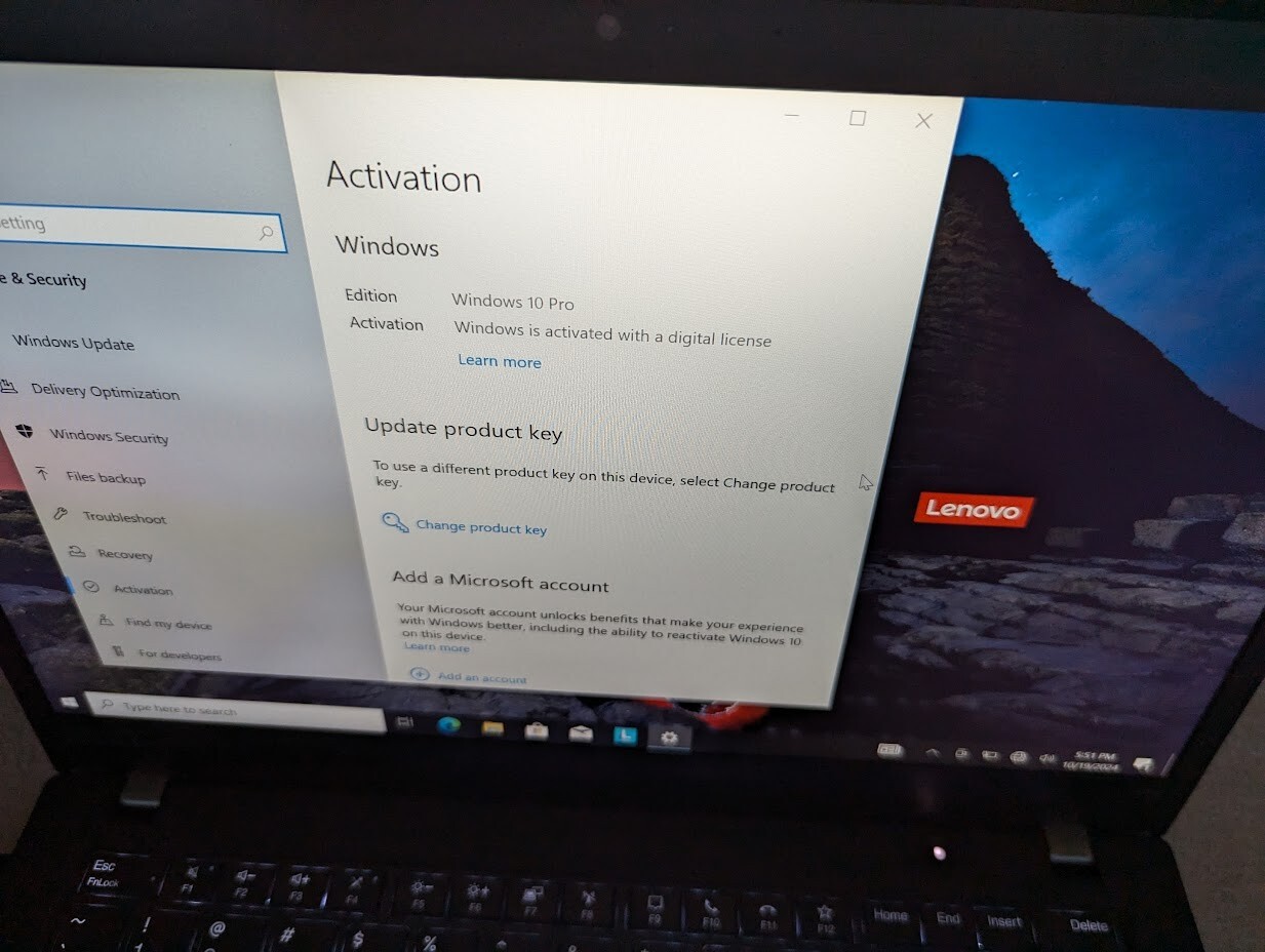 Lenovo Thinkpad T14 G1 i7-10610U 48GB RAM/500 GB SSD – Win 10 Pro TOUCHSCREEN