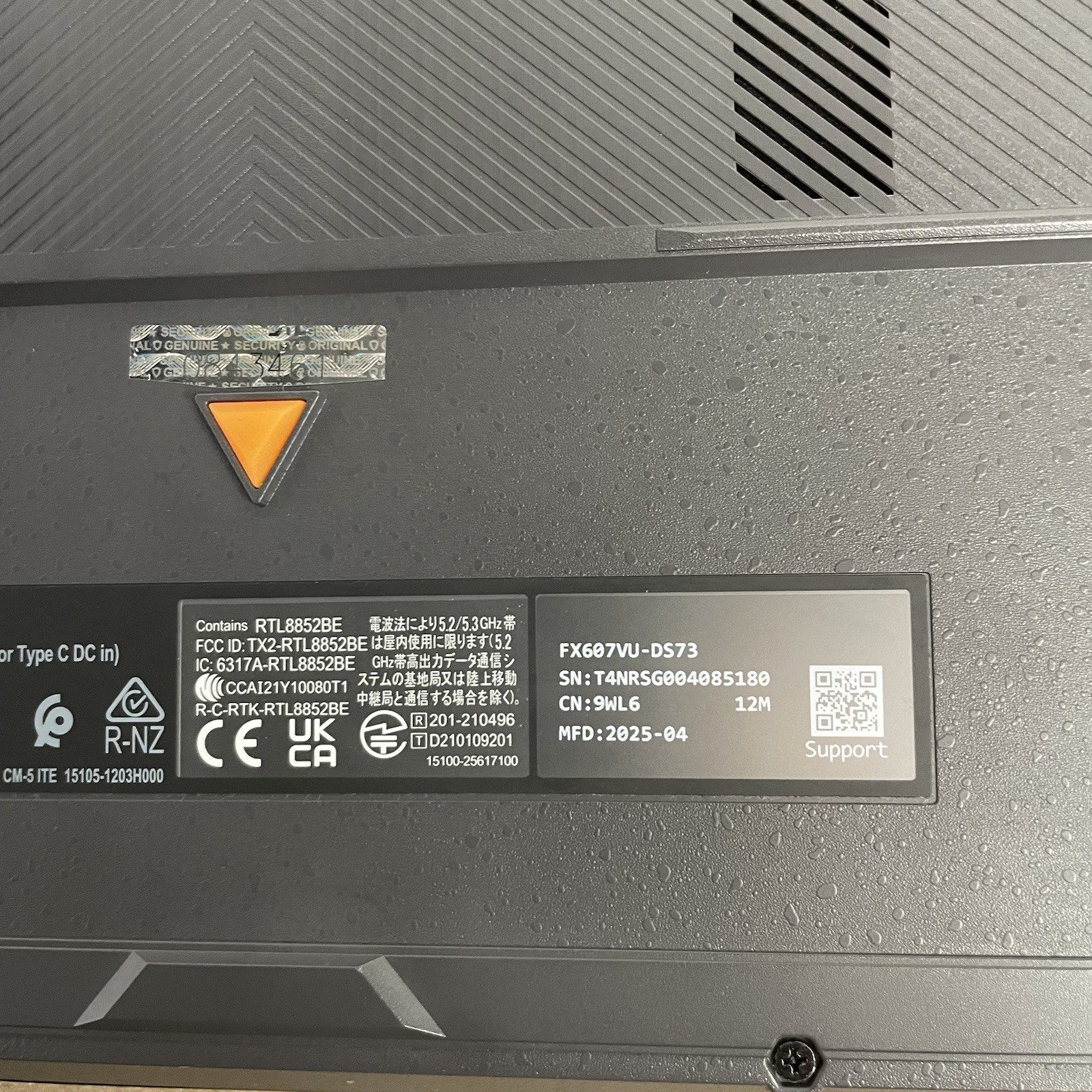 Asus TUF F16 GeForce RTX 4050 i7-13620H 2.4GHz 16GB RAM 512GB SSD