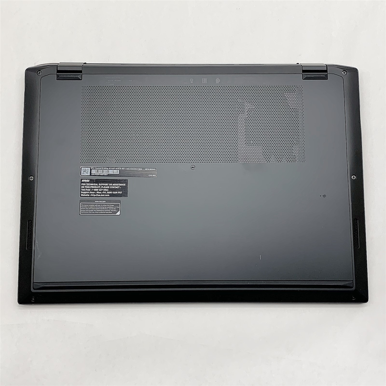 MSI Summit MS-1591 Laptop i7 1195G7 2.90GHZ 16″ 32GB 512GB NVMe RTX 3050 Win 11