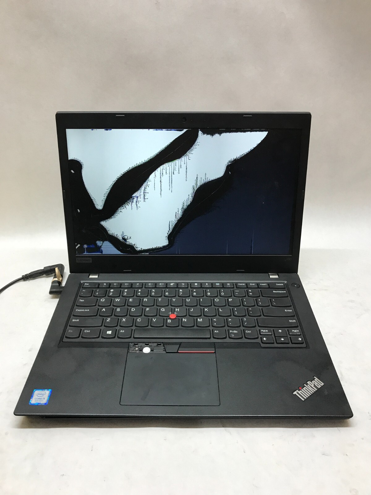 Lenovo ThinkPad L480 14″ Intel i5 8th Gen NO RAM NO HDD/OS For Parts Cracked -DW