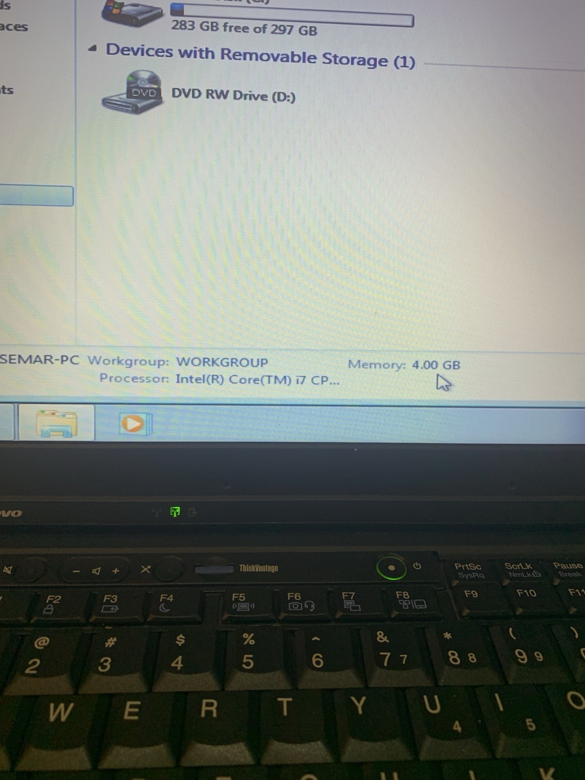 Lenovo ThinkPad W510 15.6in. (160GB, Intel Core i7 1st Gen., 1.73GHz, 4GB)…