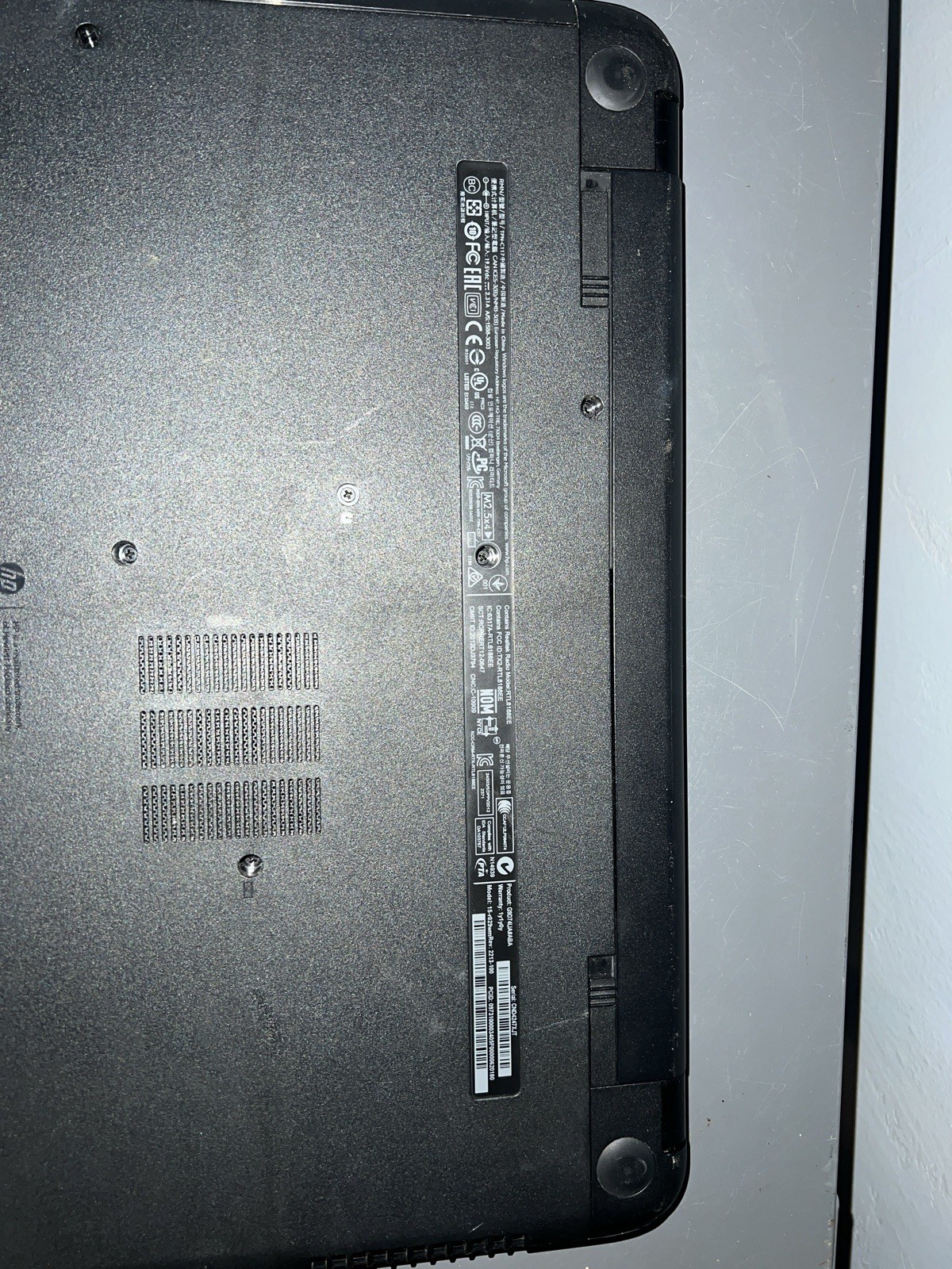 HP 15 Notebook Laptop Intel Pentium Black DVD Drive TrueVision HD Webcam