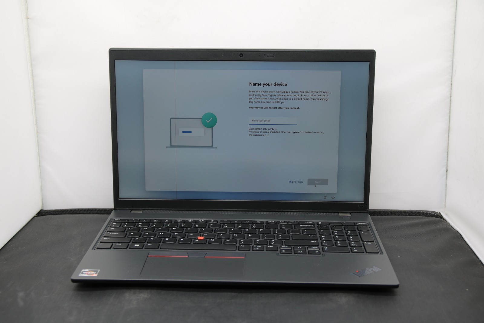Lenovo ThinkPad L15 Gen 3 Ryzen 5 PRO 5675U 16GB 256GB Win11 *LCD Ribbon Issue*