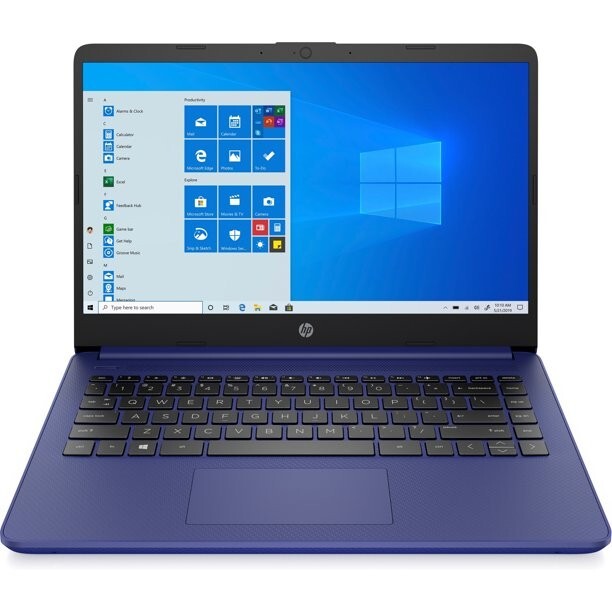 HP 14-dq0010nr 14″ Laptop Intel Celeron N4120 4GB RAM 64GB eMMC Indigo Blue