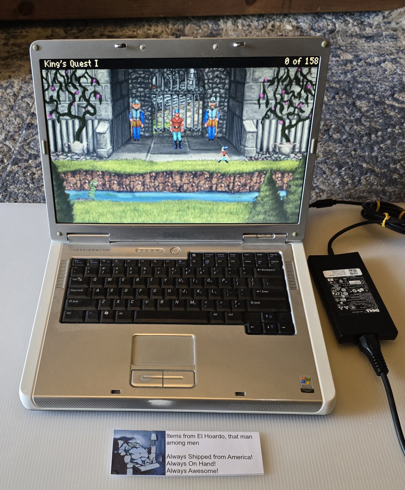 Dell Inspiron 1501 15.4″ AMD Turion 64 2.0GHz 2GB RAM 80GB HDD Radeon XP Works!