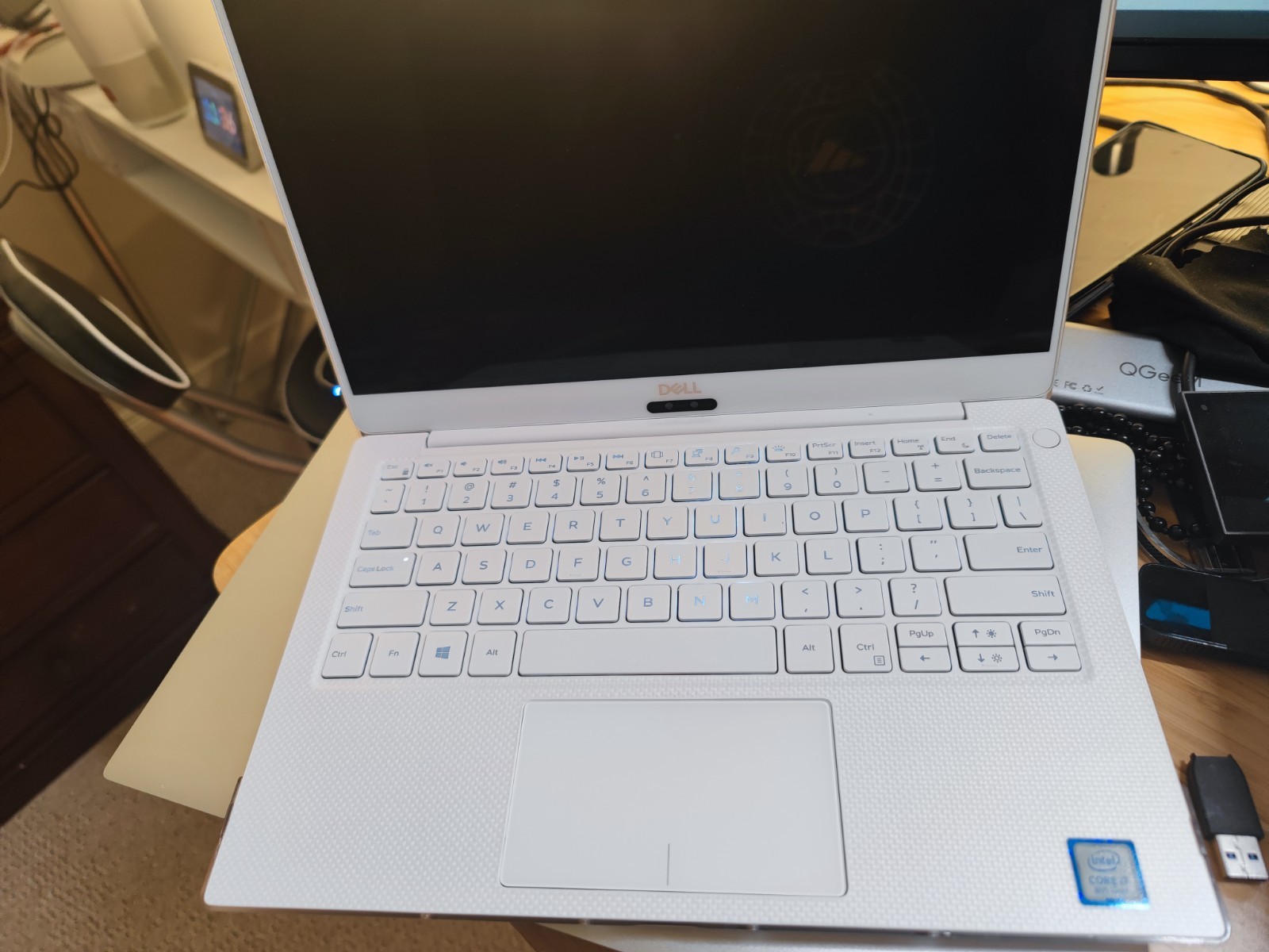 Dell XPS 9370 4k Display 512MB SSD 16G Ram Windows Hello ..Rose Gold.Hardly used