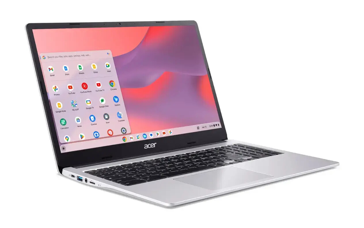 New Acer Chromebook 315 15.6″ HD Quad-Core N6000 4GB 128GB eMMC Chrome OS Sleeve