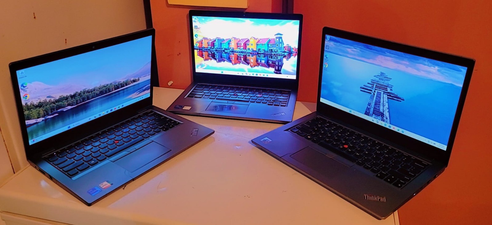 Lot of 3 Lenovo ThinkPad L13 Gen 2 13″ i5-1135G7 8GB 256GB SSD WIN 11P O365