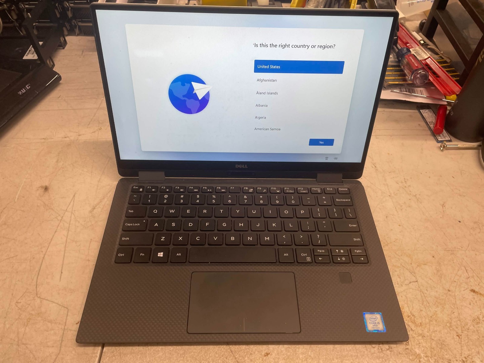 Dell XPS 13 9365 i5-7Y57@1.20GHz, 8GB RAM, 256GB NVME, Touchscreen NO PS