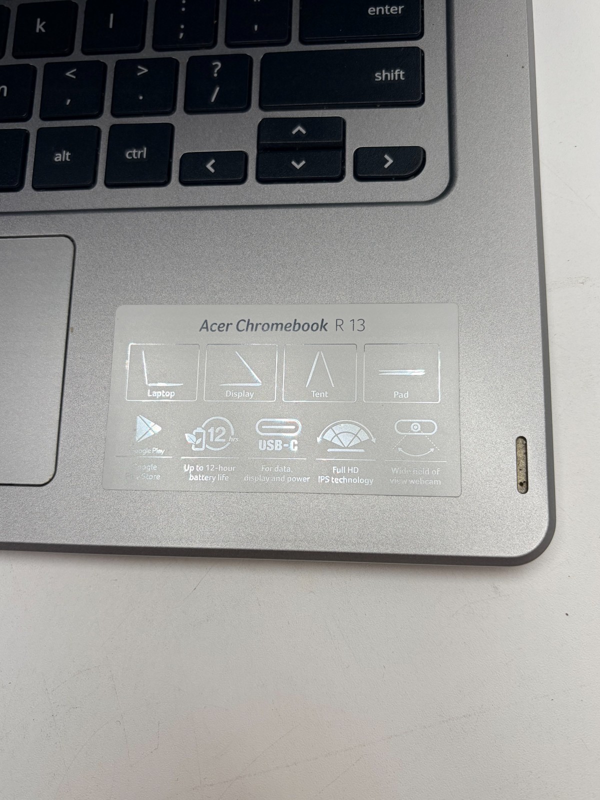 2-in-1 Touch Acer N16Q10 ChromeBook 13.3″ | 4GB | 32GB SSD | ChromeOS
