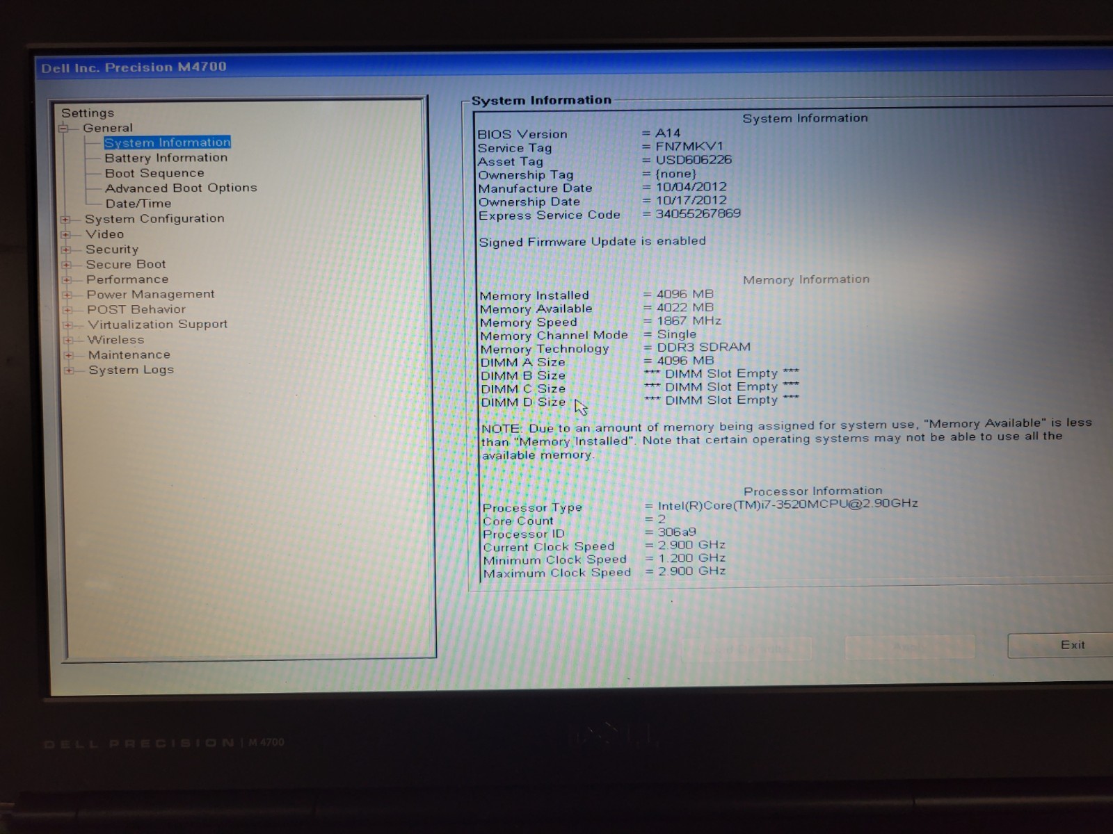 5x Dell Precision M4700/M4800 Mixed i7 4GB *No HDD/OS/Cover/Batt* | LP529DS