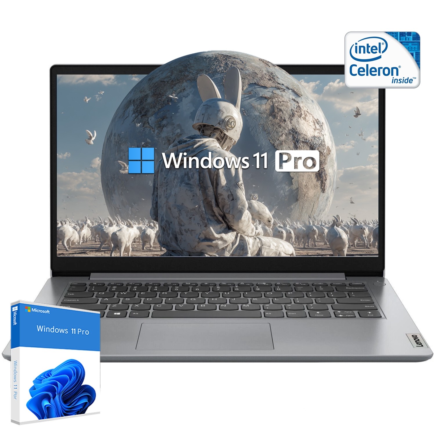 Lenovo Ideapad 1 14″ Laptop Intel Celeron 4GB RAM 64GB eMMC Win11Pro – open box